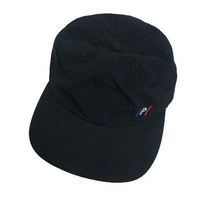image of Palace Basically Web Strap 6 Panel Black Hat, Men's