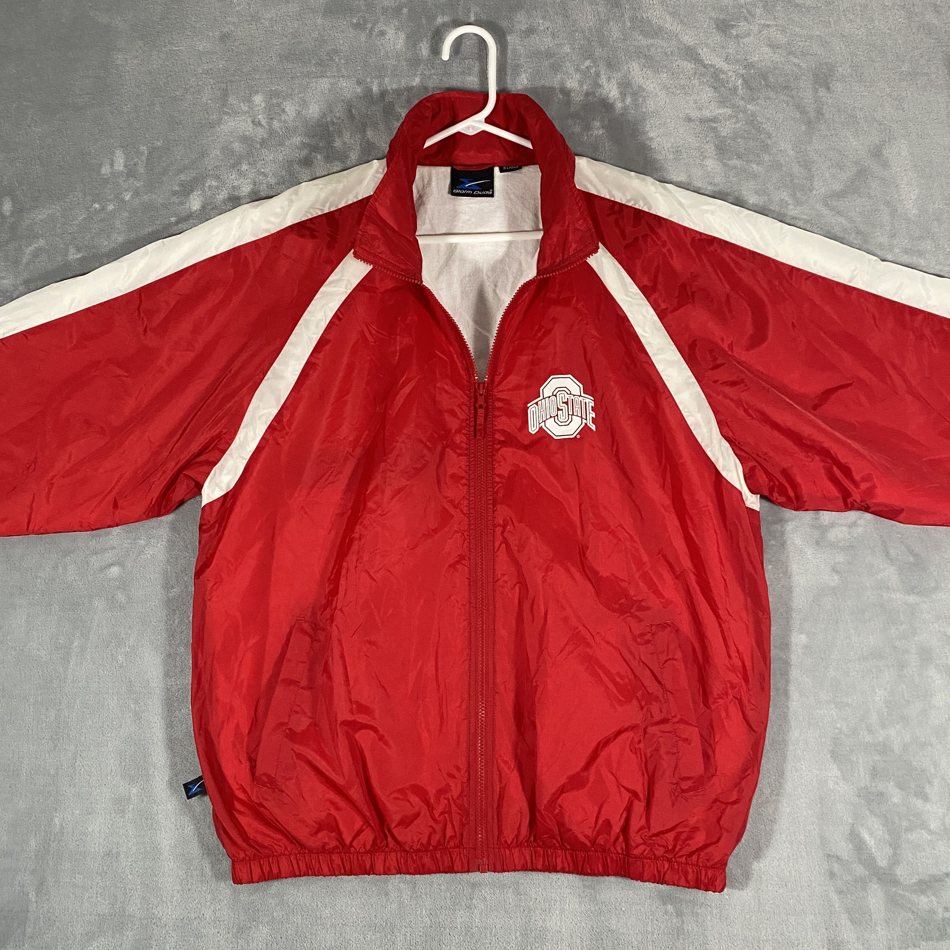 NCAA × Vintage Storm Duds Mens Size XL Ohio State Buckeyes Nylon Jacket Size US XL / EU 56 / 4 - 2 Thumbnail