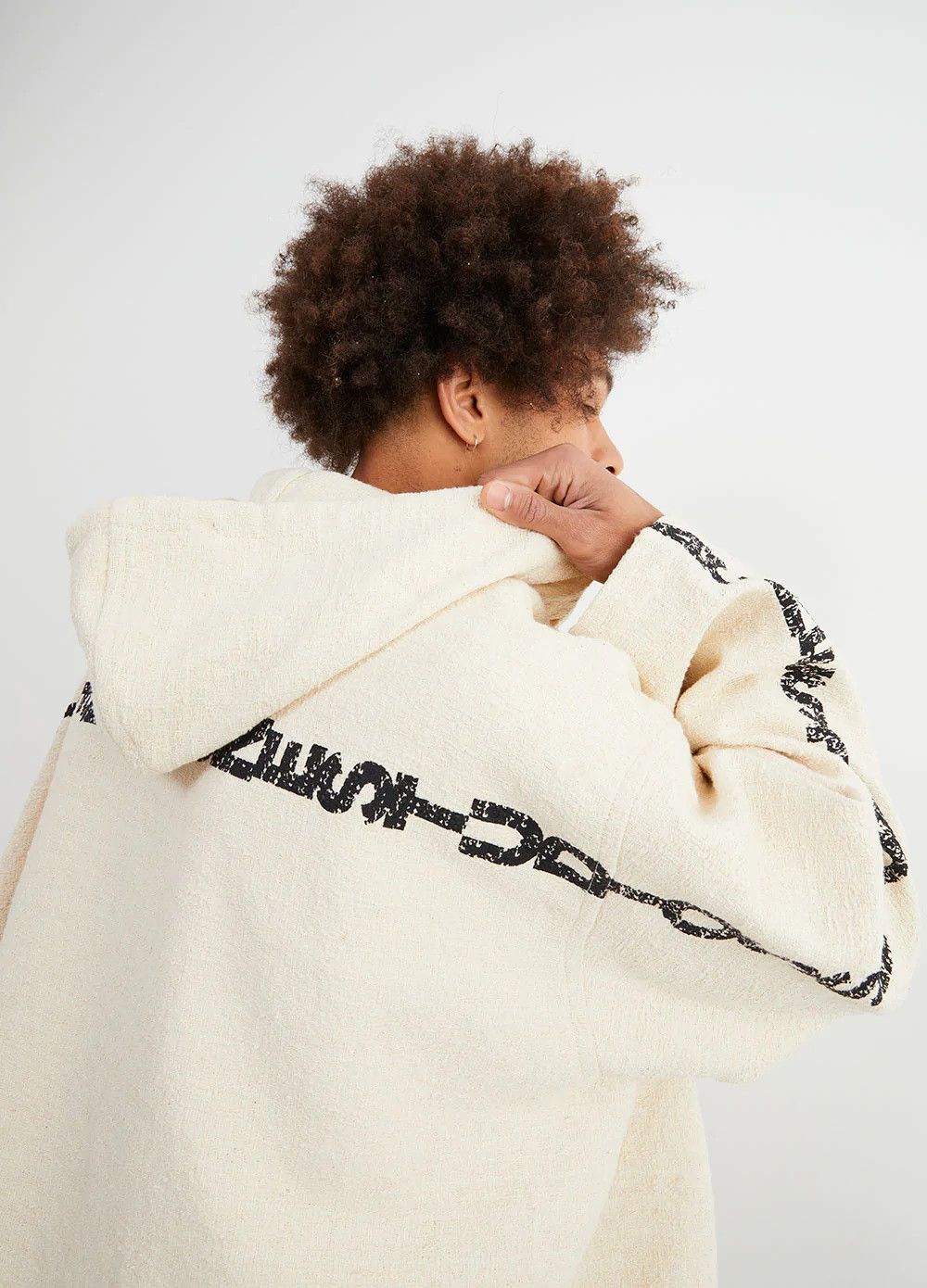 Acne Studios Acne Studios Otav Oversized Tweed Hoodie Size US L / EU 52-54 / 3 - 3 Thumbnail