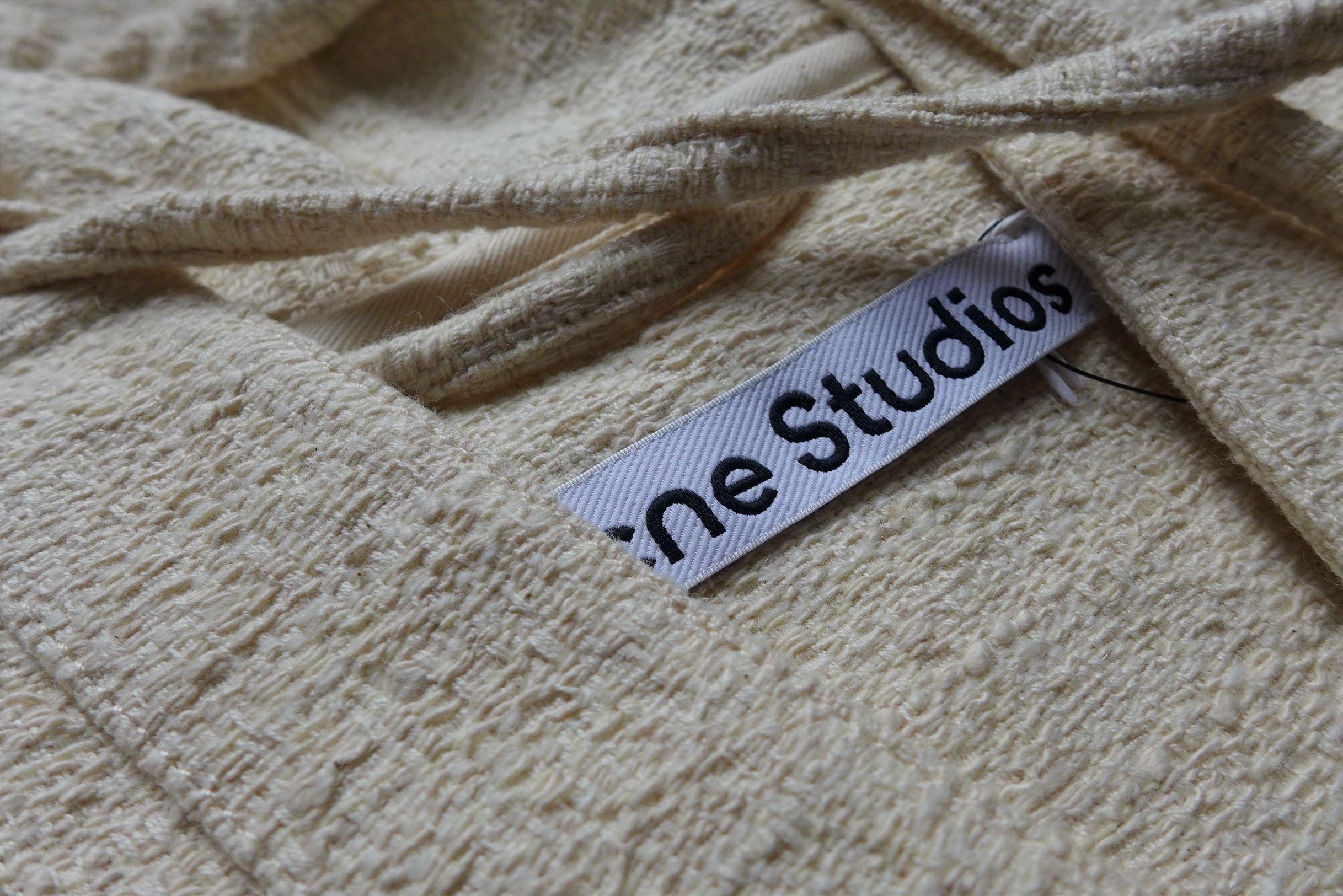 Acne Studios Acne Studios Otav Oversized Tweed Hoodie Size US L / EU 52-54 / 3 - 13 Thumbnail