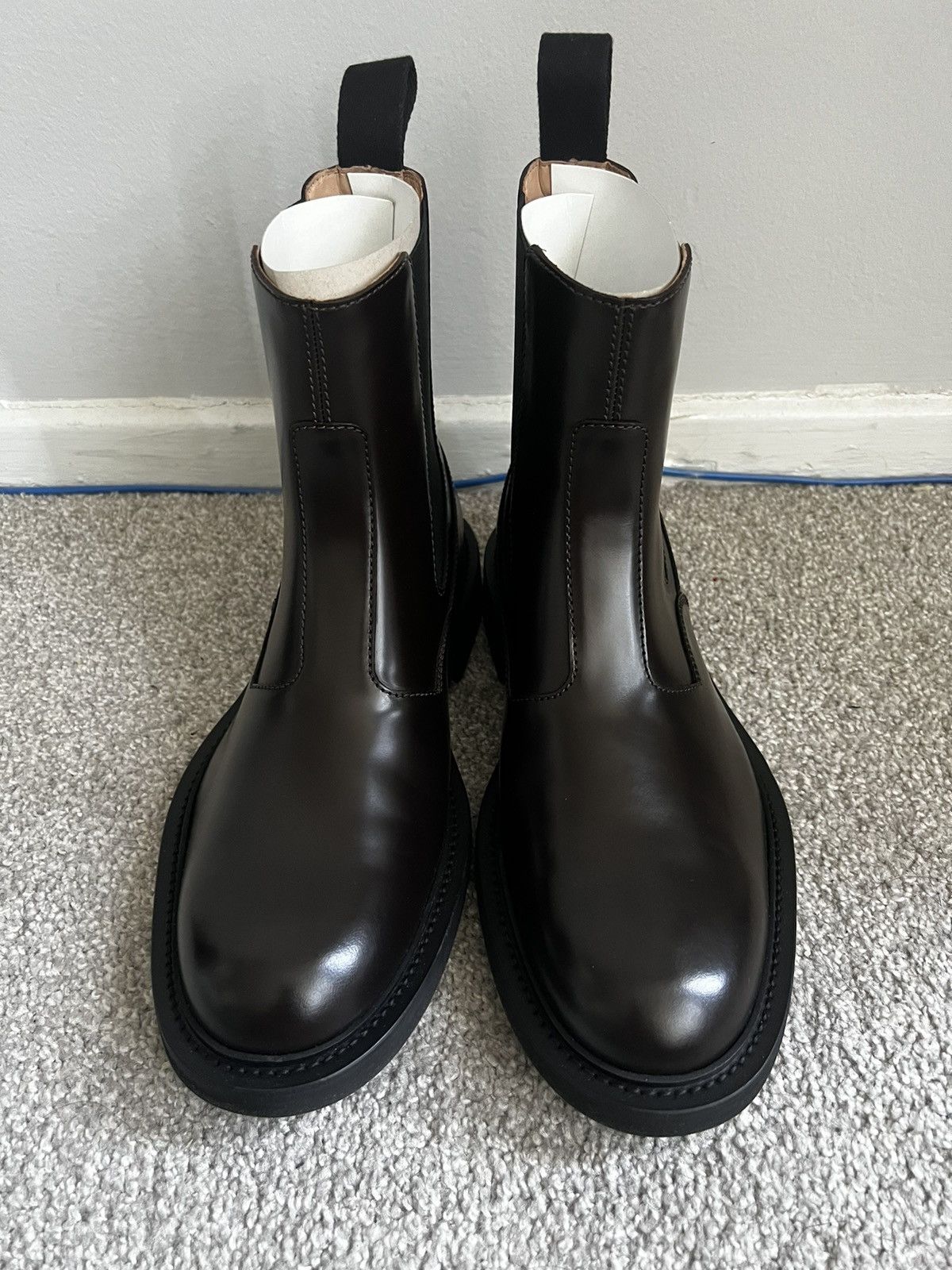 Bottega Veneta Bottega Veneta Brown Chelsea Boots Size US 11 / EU 44 - 2 Thumbnail