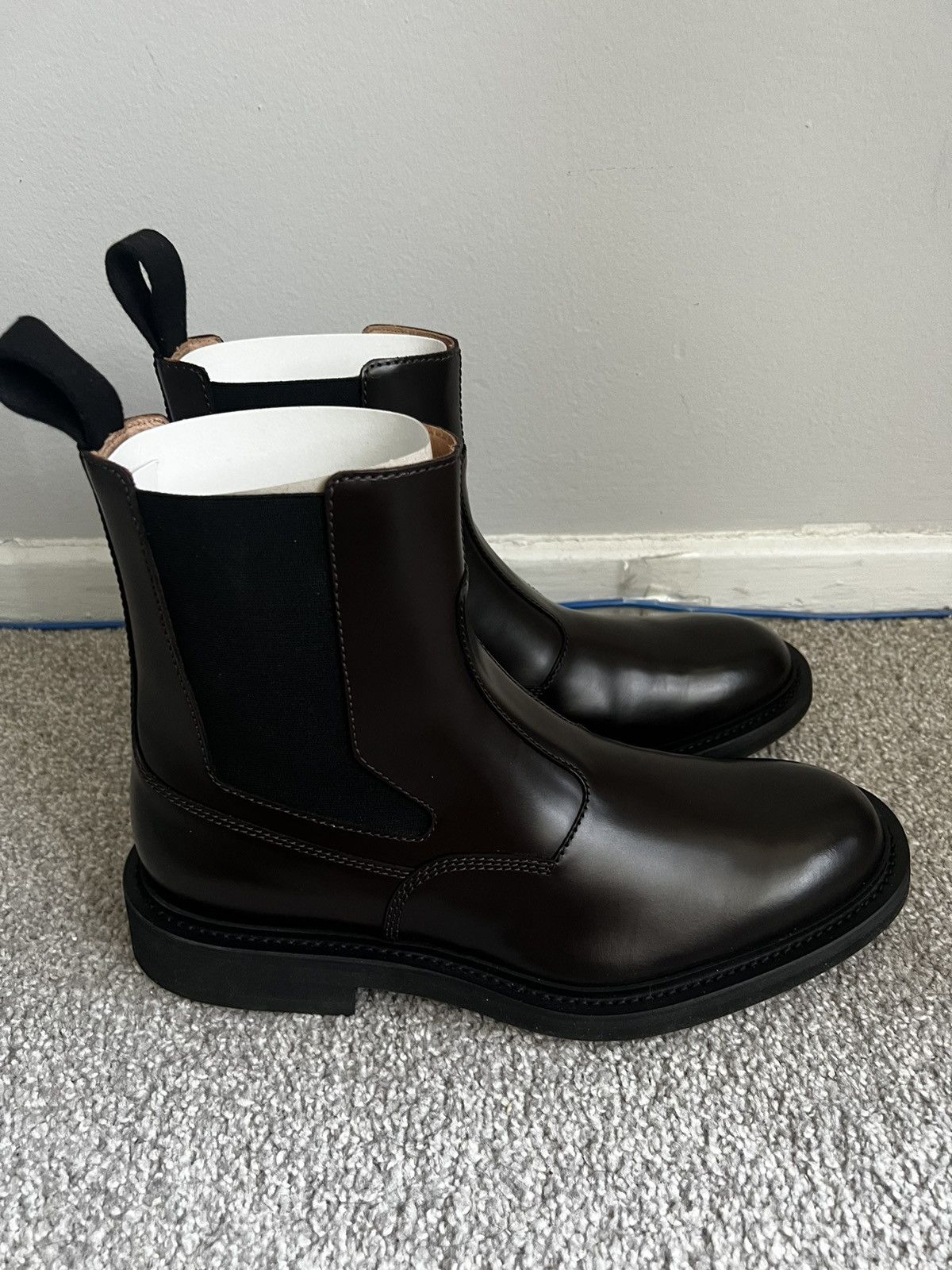 Bottega Veneta Bottega Veneta Brown Chelsea Boots Size US 11 / EU 44 - 3 Thumbnail