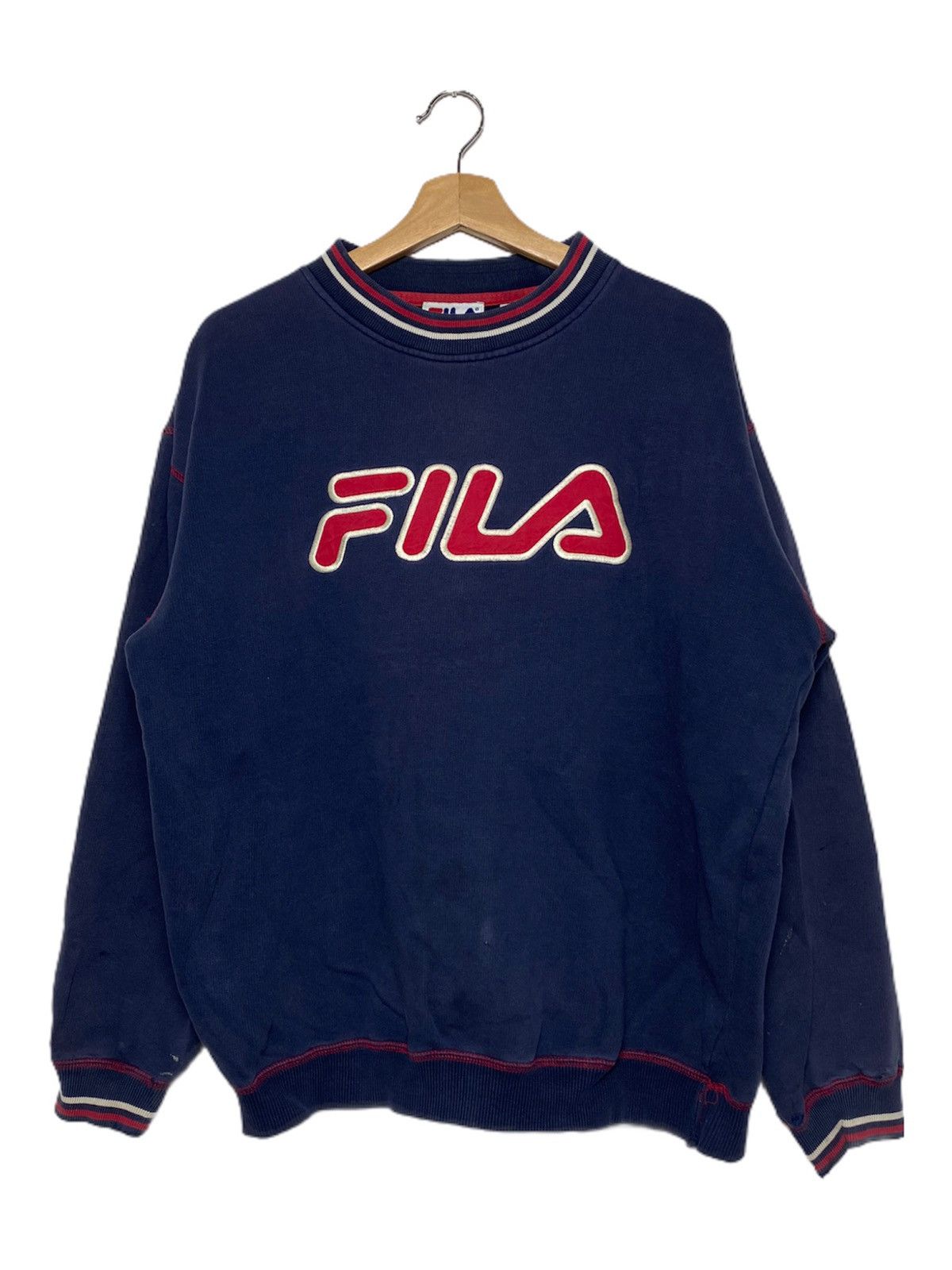 Fila Vintage Fila Embroidered Crewneck Size US L / EU 52-54 / 3 - 1 Thumbnail