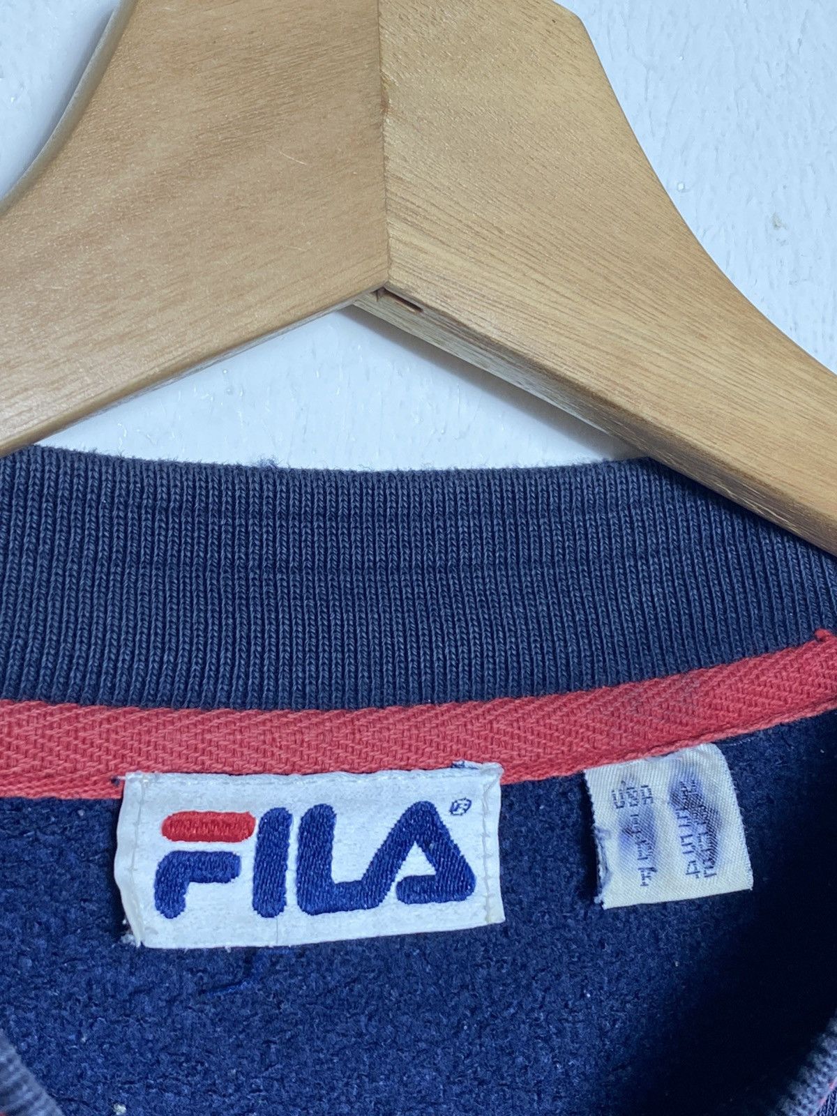 Fila Vintage Fila Embroidered Crewneck Size US L / EU 52-54 / 3 - 4 Thumbnail