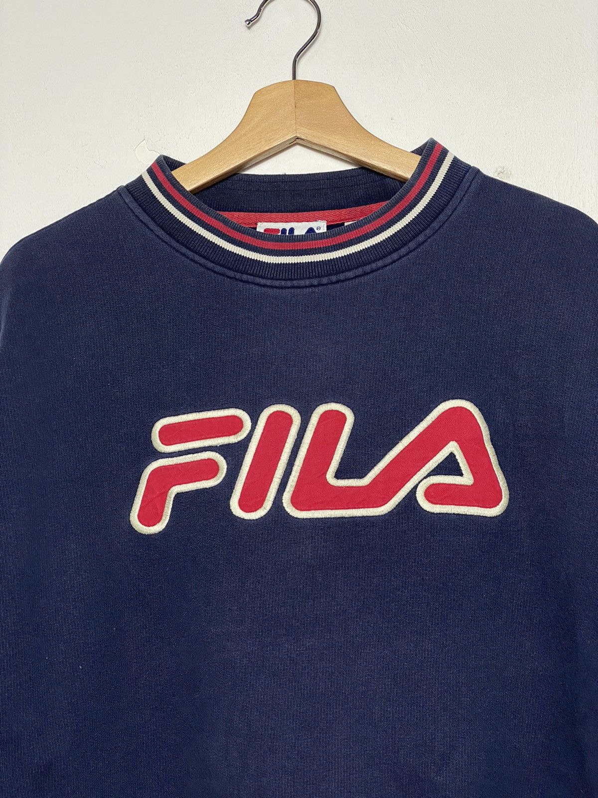 Fila Vintage Fila Embroidered Crewneck Size US L / EU 52-54 / 3 - 2 Thumbnail