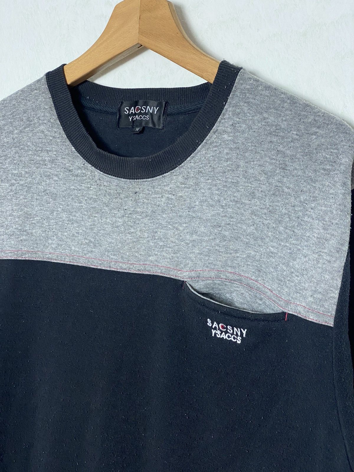 Vintage Vintage Yohji Yamamoto Sacsny Ysaccs Crewneck Size US L / EU 52-54 / 3 - 2 Thumbnail