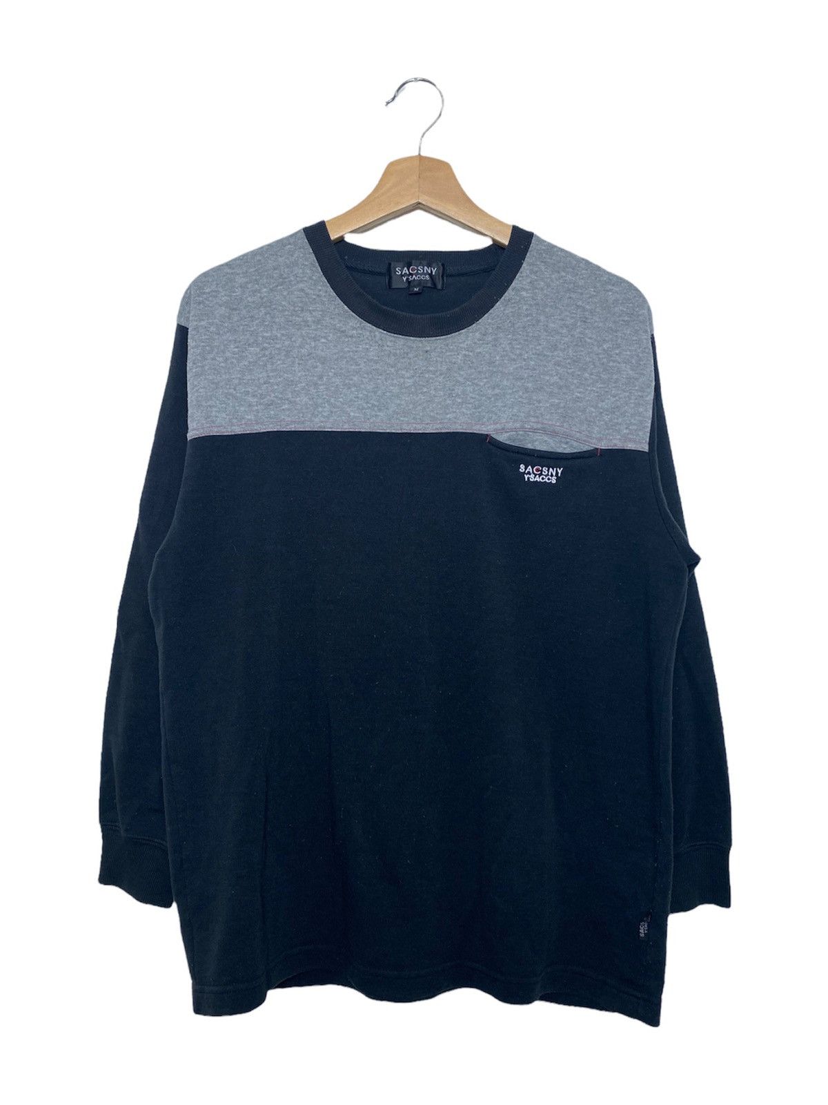 Vintage Vintage Yohji Yamamoto Sacsny Ysaccs Crewneck Size US L / EU 52-54 / 3 - 1 Thumbnail
