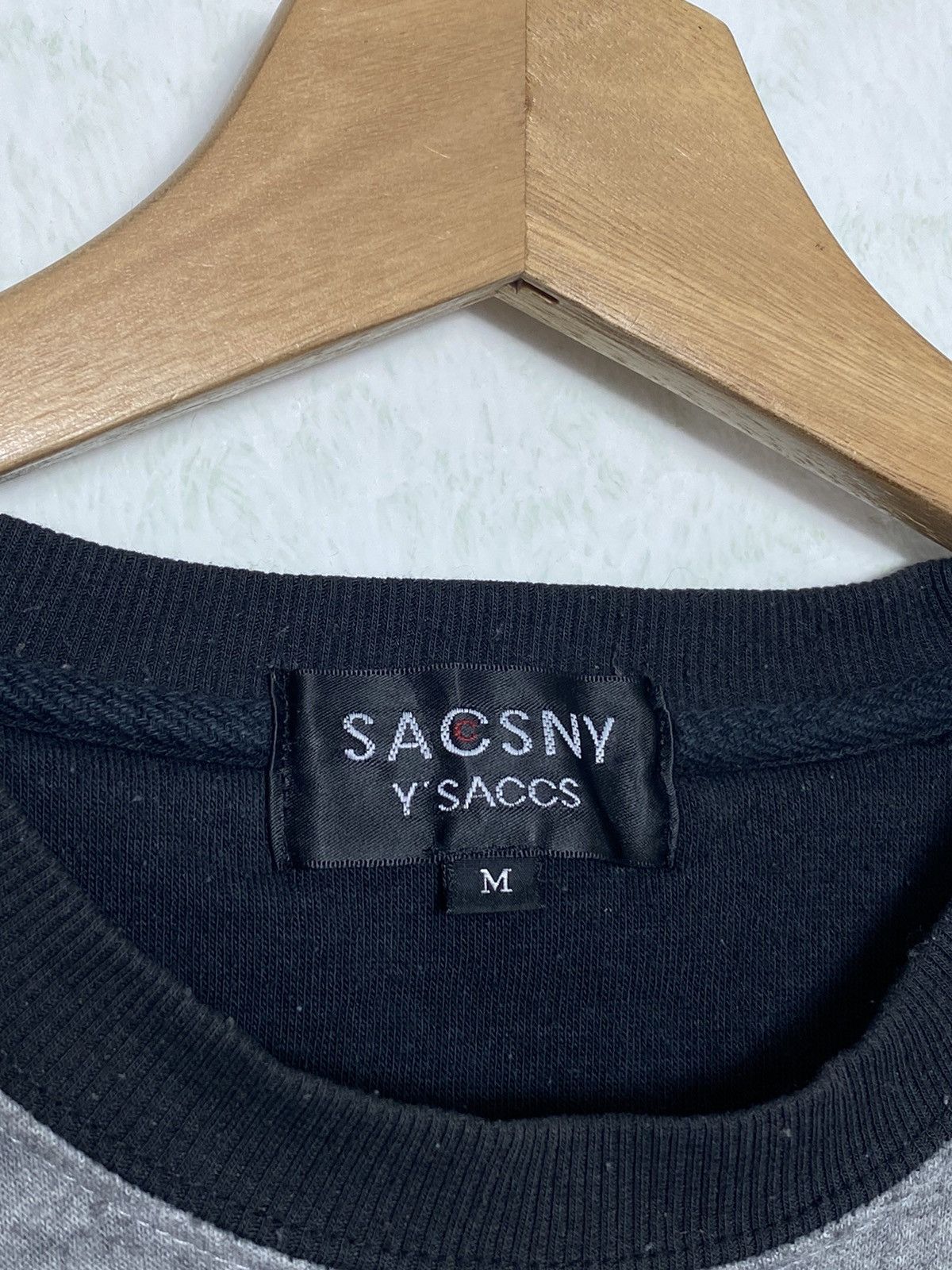 Vintage Vintage Yohji Yamamoto Sacsny Ysaccs Crewneck Size US L / EU 52-54 / 3 - 4 Thumbnail
