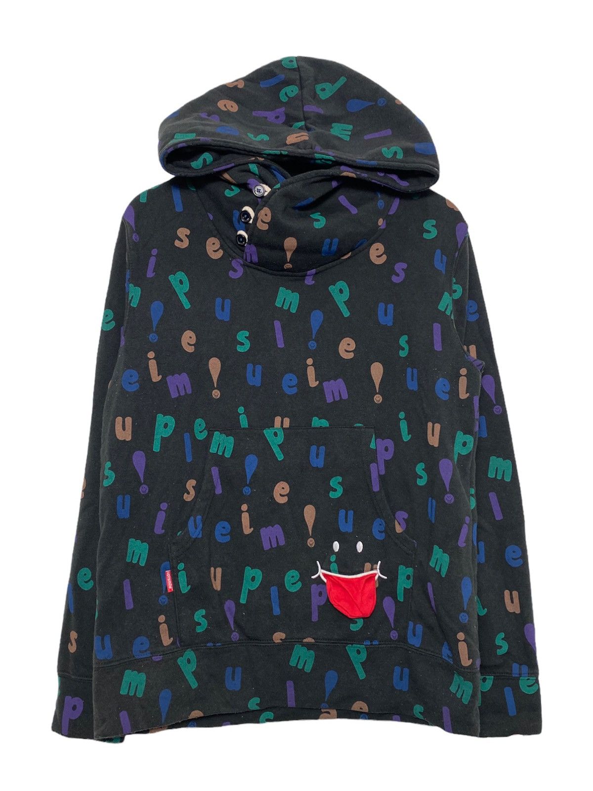 Japanese Brand Vintage Upsmile Hoodies / KapitalVisvim Smiley Size US L / EU 52-54 / 3 - 1 Thumbnail