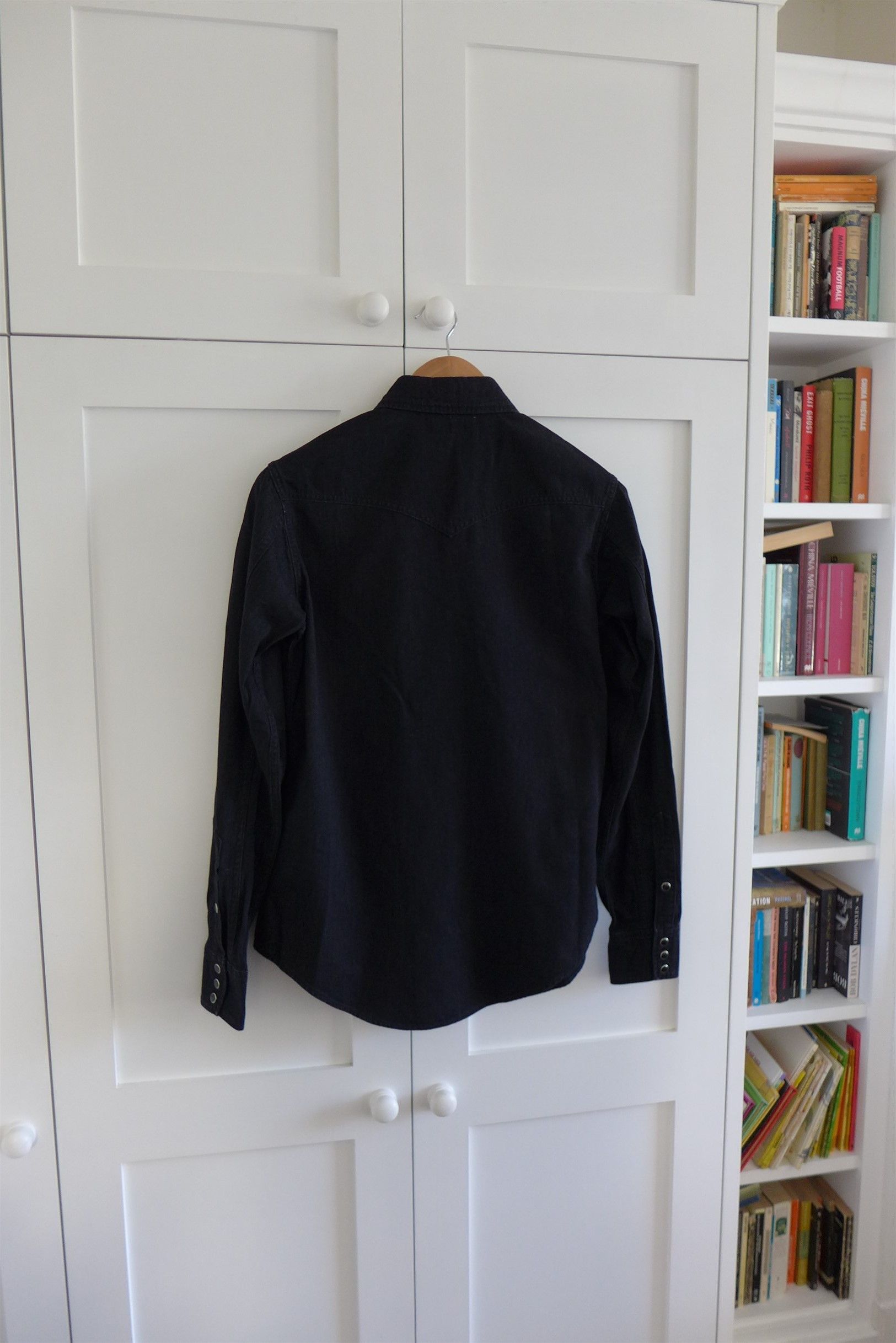 Saint Laurent Paris Saint Laurent Western Shirt - Black Denim Size US S / EU 44-46 / 1 - 5 Thumbnail