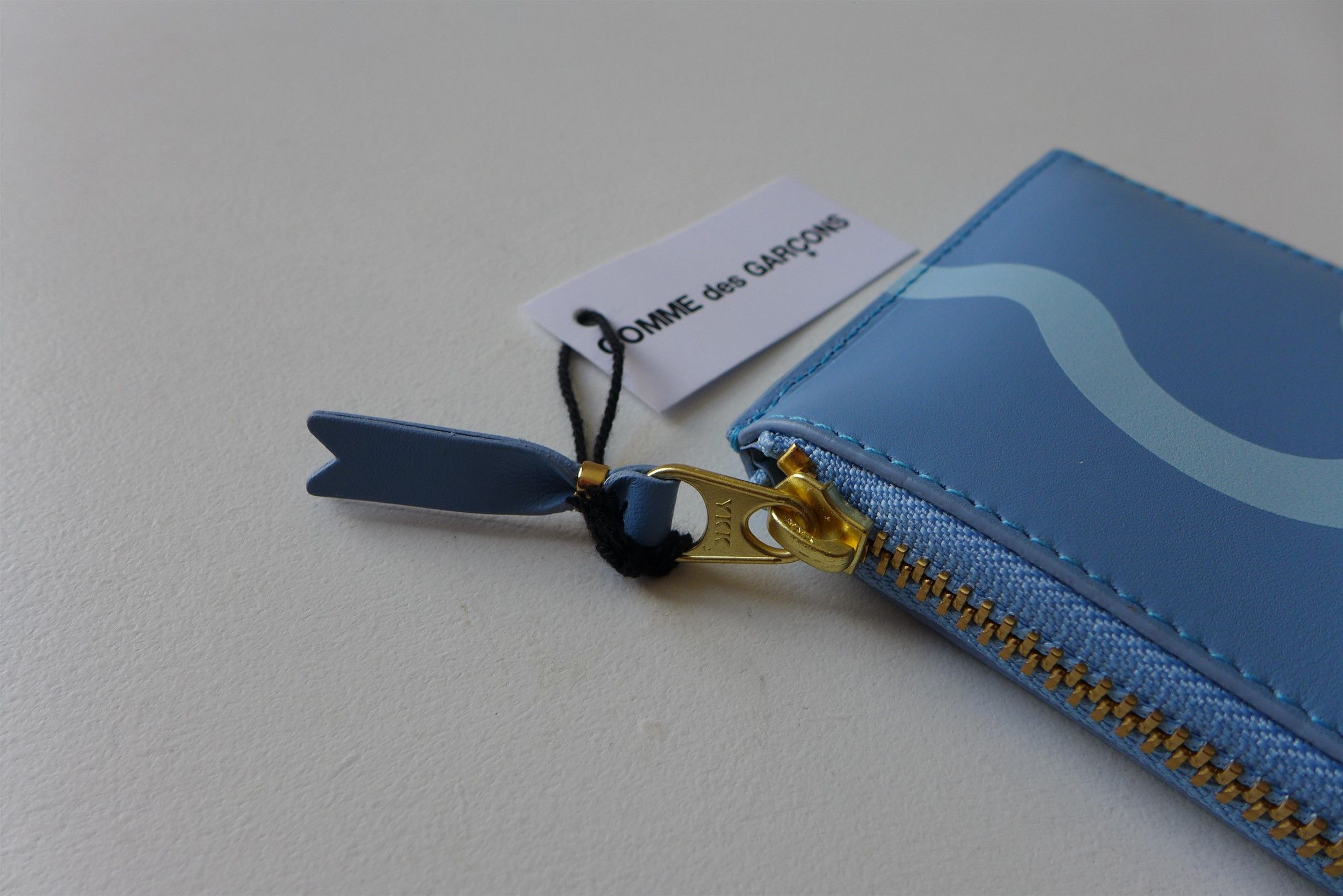 Comme des Garcons Comme des Garcons Ruby Eyes Zip Wallet - Blue Leather Size ONE SIZE - 10 Thumbnail