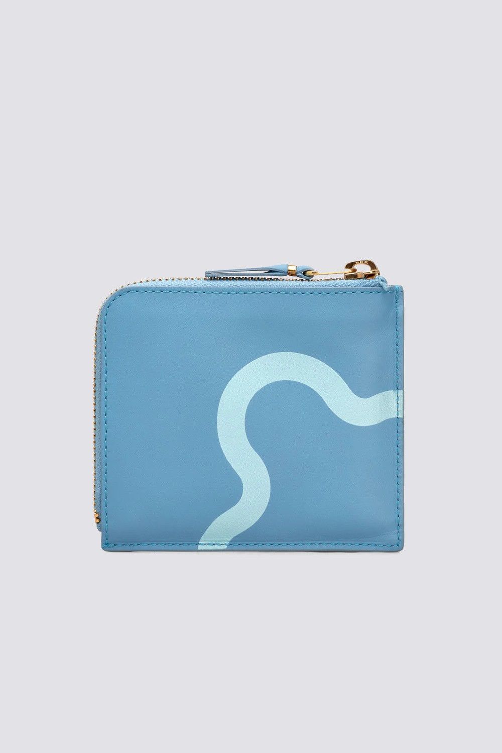 Comme des Garcons Comme des Garcons Ruby Eyes Zip Wallet - Blue Leather Size ONE SIZE - 1 Thumbnail