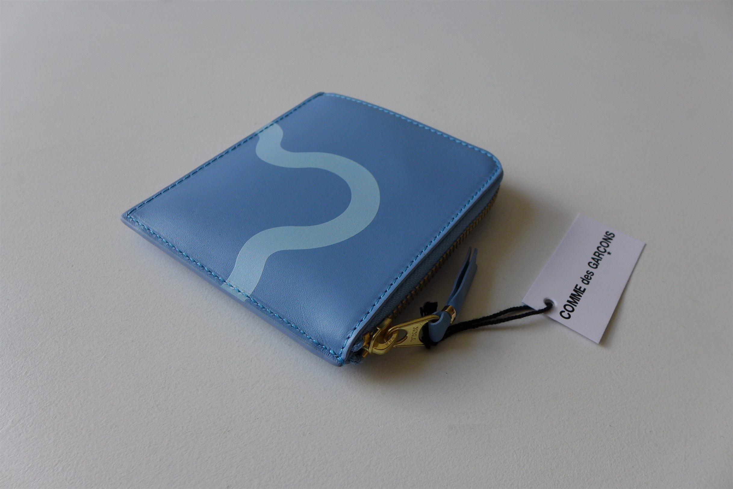 Comme des Garcons Comme des Garcons Ruby Eyes Zip Wallet - Blue Leather Size ONE SIZE - 8 Thumbnail
