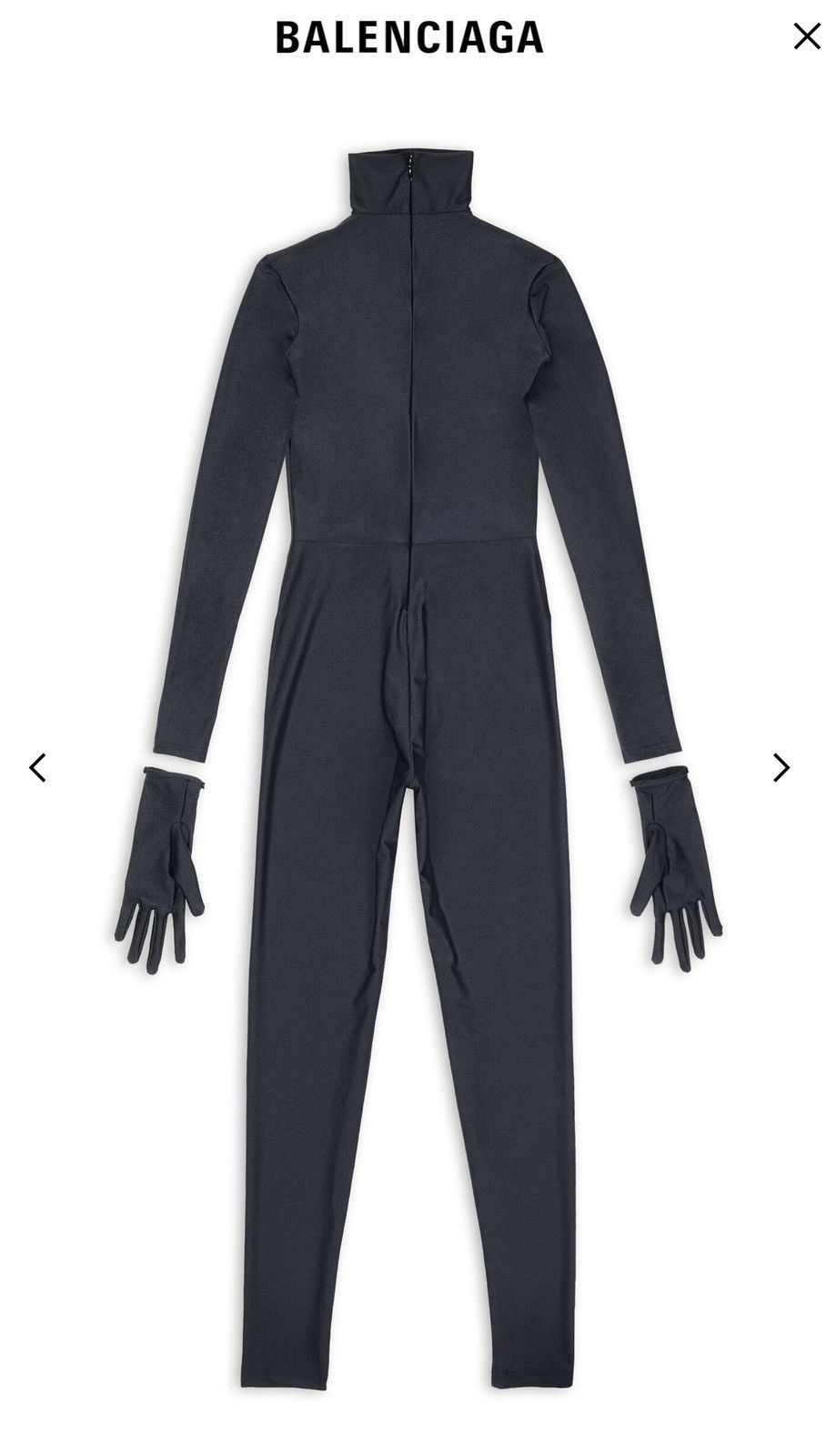 Balenciaga Balenciaga Turtleneck Pantabodysuit Size US XXS / EU 40 - 8 Thumbnail