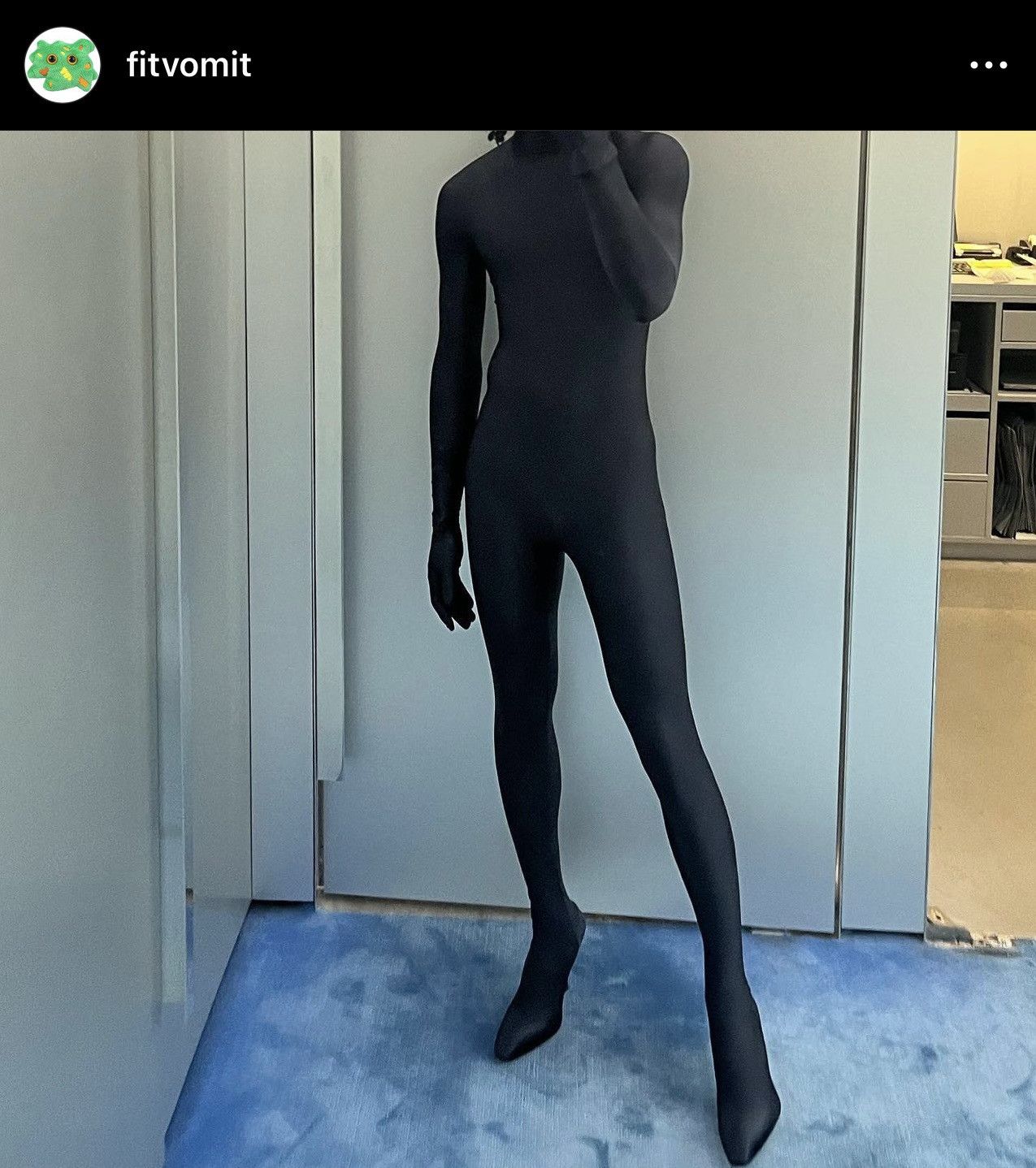 Balenciaga Turtleneck Pantabodysuit