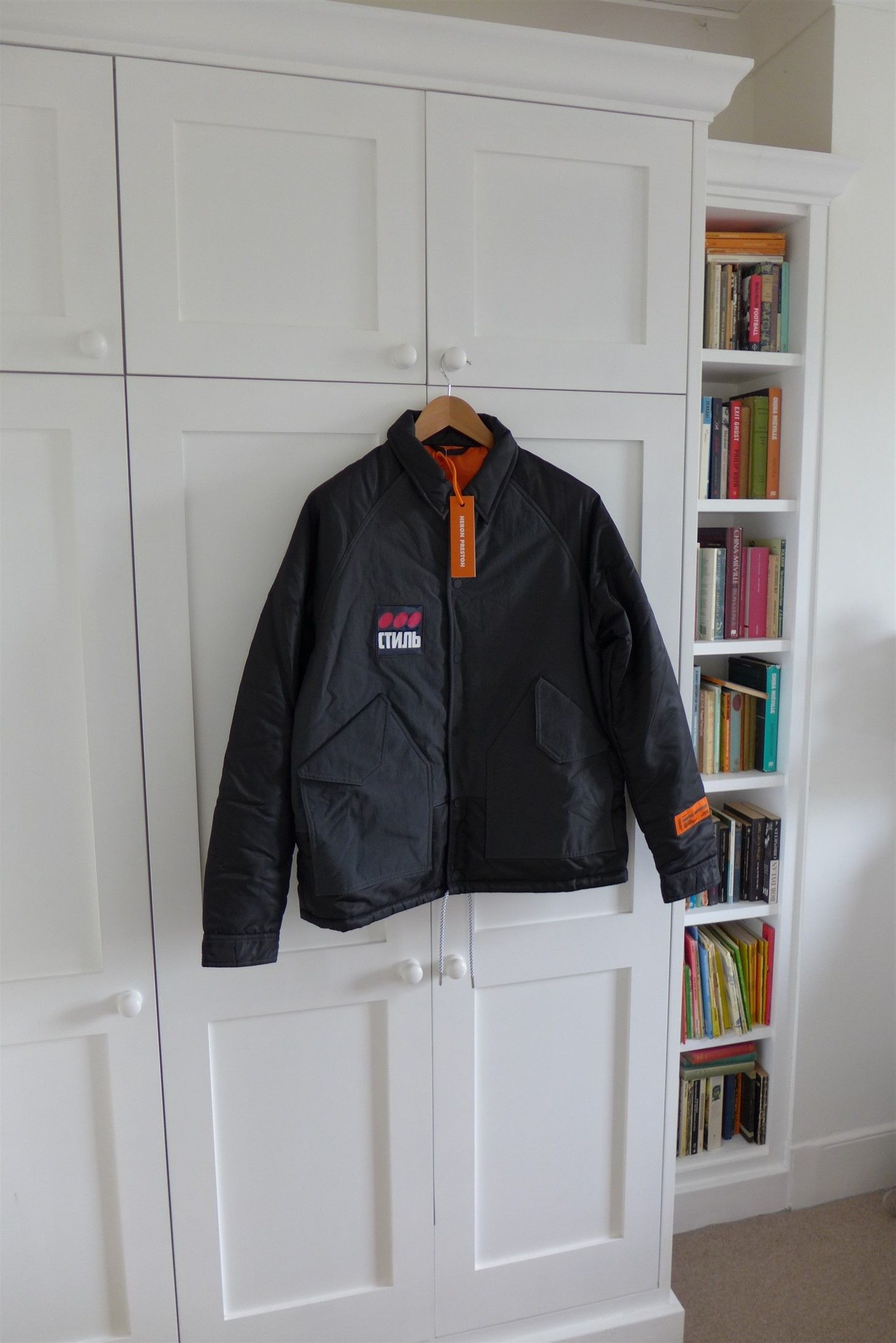 Heron Preston Heron Preston CTNMB Coach Jacket - Anthracite & Black Size US M / EU 48-50 / 2 - 3 Thumbnail