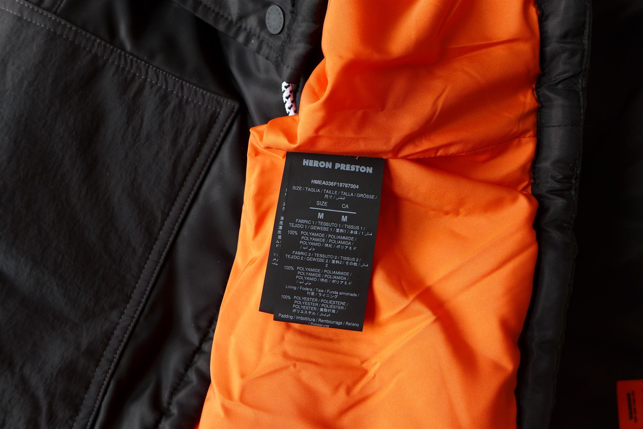 Heron Preston Heron Preston CTNMB Coach Jacket - Anthracite & Black Size US M / EU 48-50 / 2 - 13 Thumbnail
