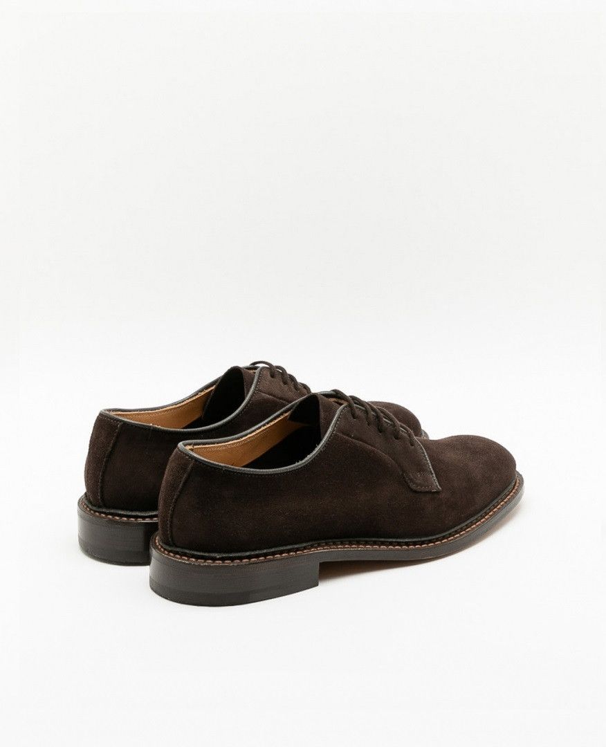 Tricker's Trickers Robert Derby Shoes - Coffee Castorino Suede Size US 8 / EU 41 - 2 Thumbnail