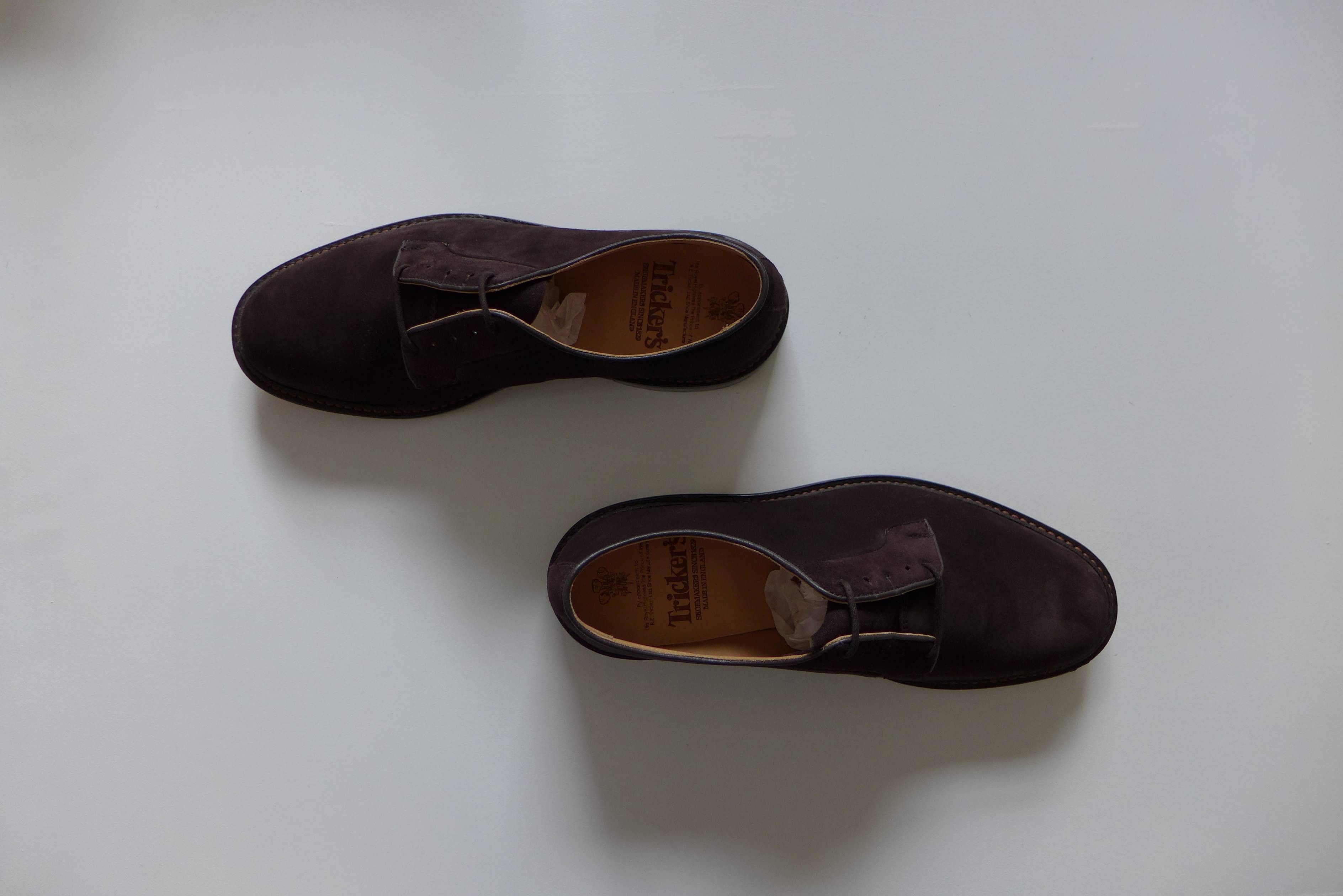 Tricker's Trickers Robert Derby Shoes - Coffee Castorino Suede Size US 8 / EU 41 - 5 Thumbnail