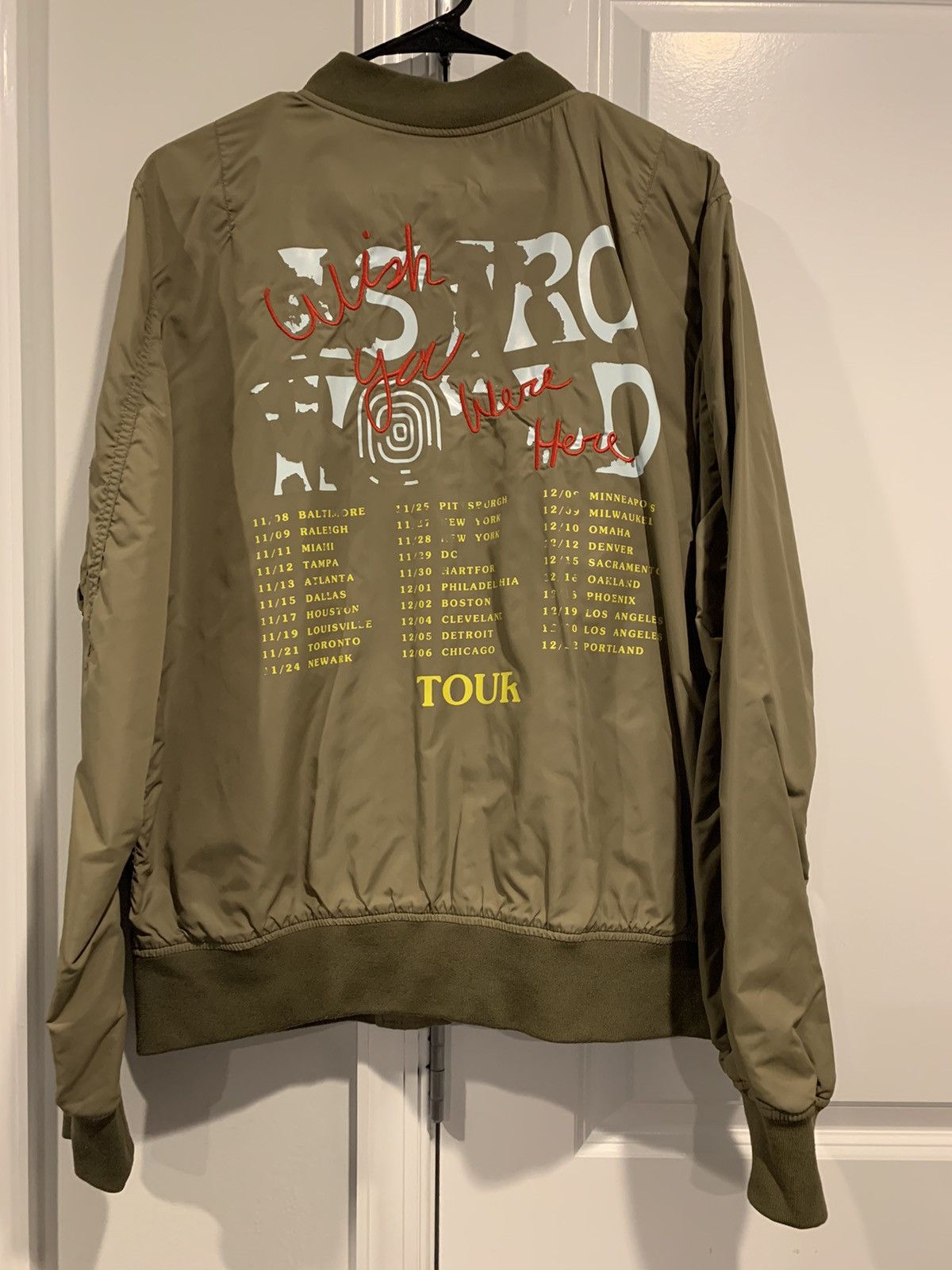 Travis Scott Travis Scott x Alpha Industries bomber jacket | Grailed
