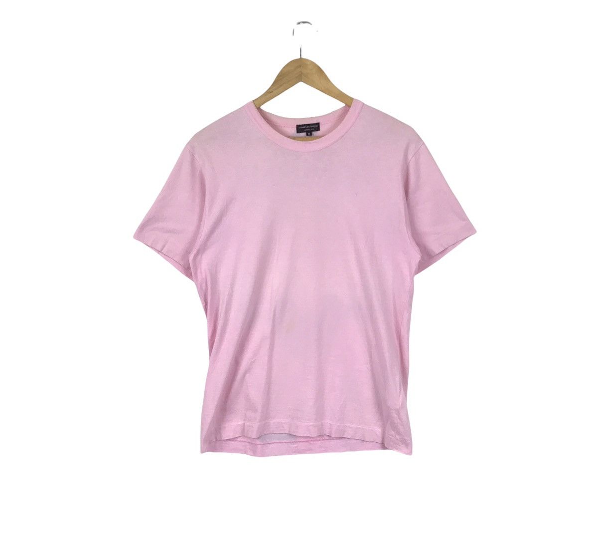 Comme des Garcons AD2004 2005 Comme Des Garcons Homme Plus Pink T-Shirt Size US M / EU 48-50 / 2 - 3 Thumbnail