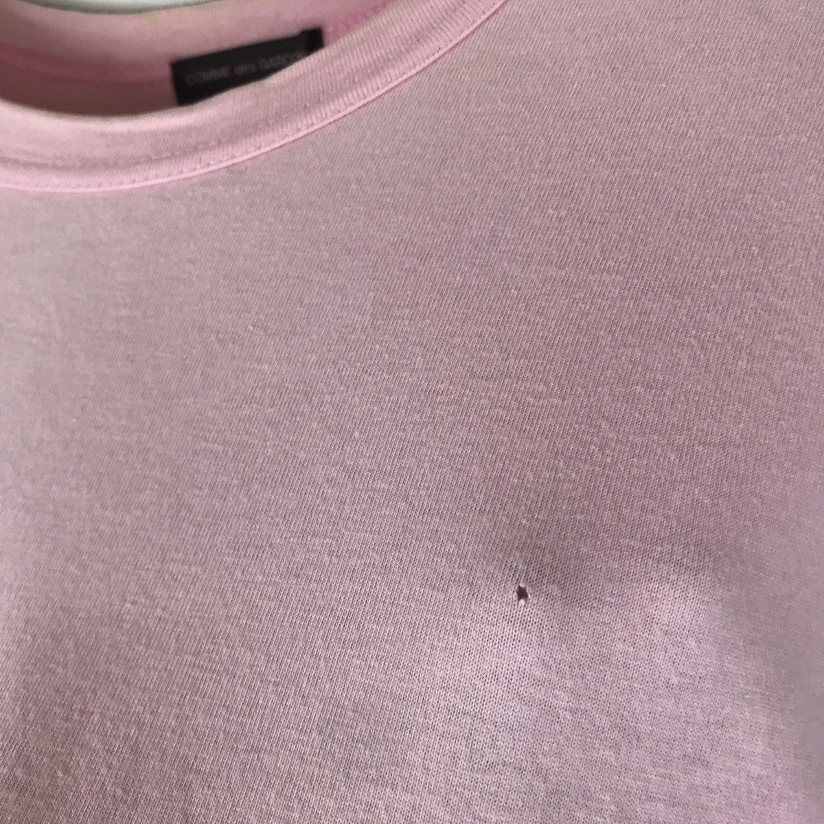 Comme des Garcons AD2004 2005 Comme Des Garcons Homme Plus Pink T-Shirt Size US M / EU 48-50 / 2 - 11 Thumbnail