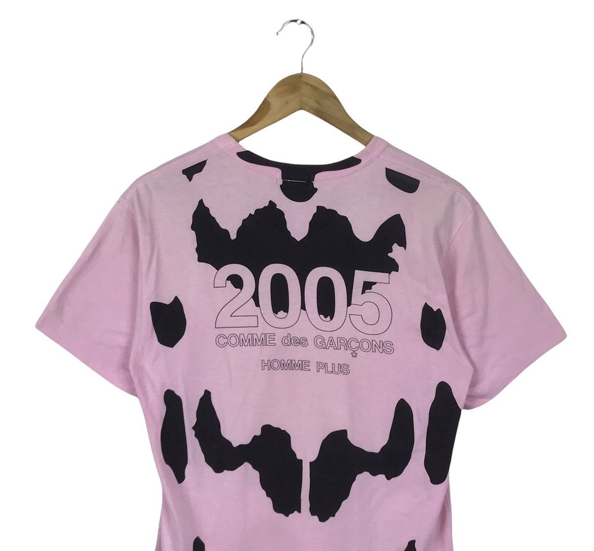Comme des Garcons AD2004 2005 Comme Des Garcons Homme Plus Pink T-Shirt Size US M / EU 48-50 / 2 - 2 Thumbnail