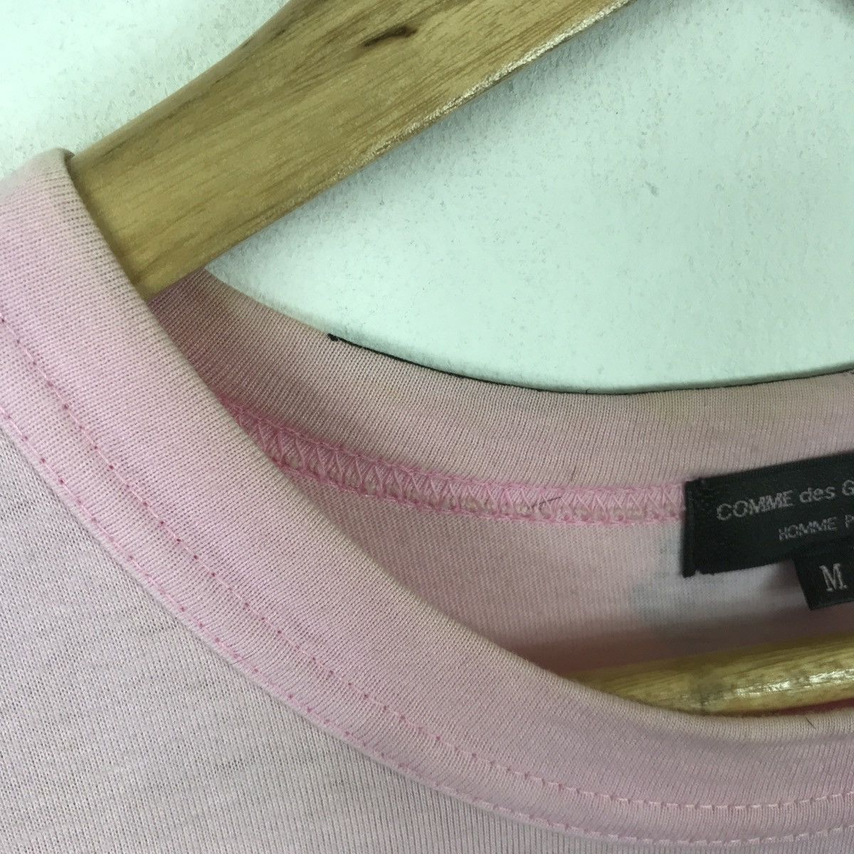 Comme des Garcons AD2004 2005 Comme Des Garcons Homme Plus Pink T-Shirt Size US M / EU 48-50 / 2 - 10 Thumbnail