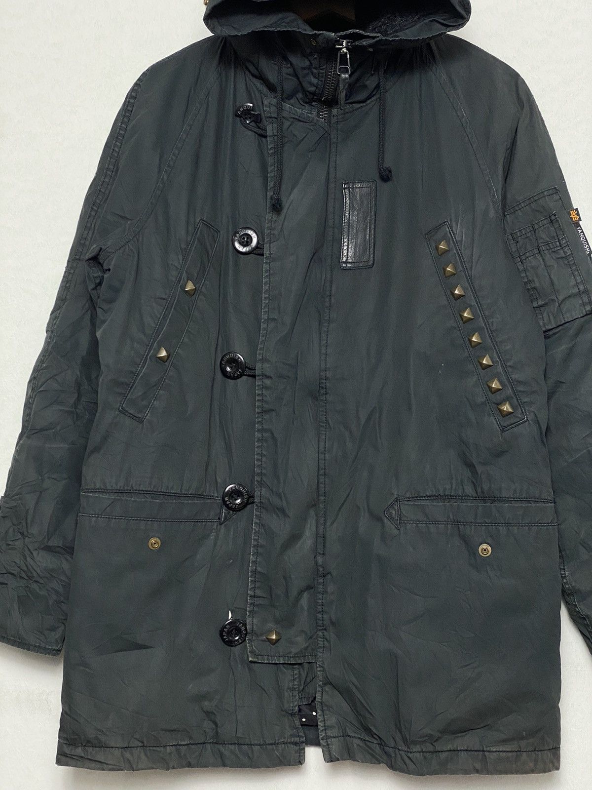 Alpha Industries Vintage Alpha Industries x Vanquish Tactical Hoodies Size US L / EU 52-54 / 3 - 2 Thumbnail