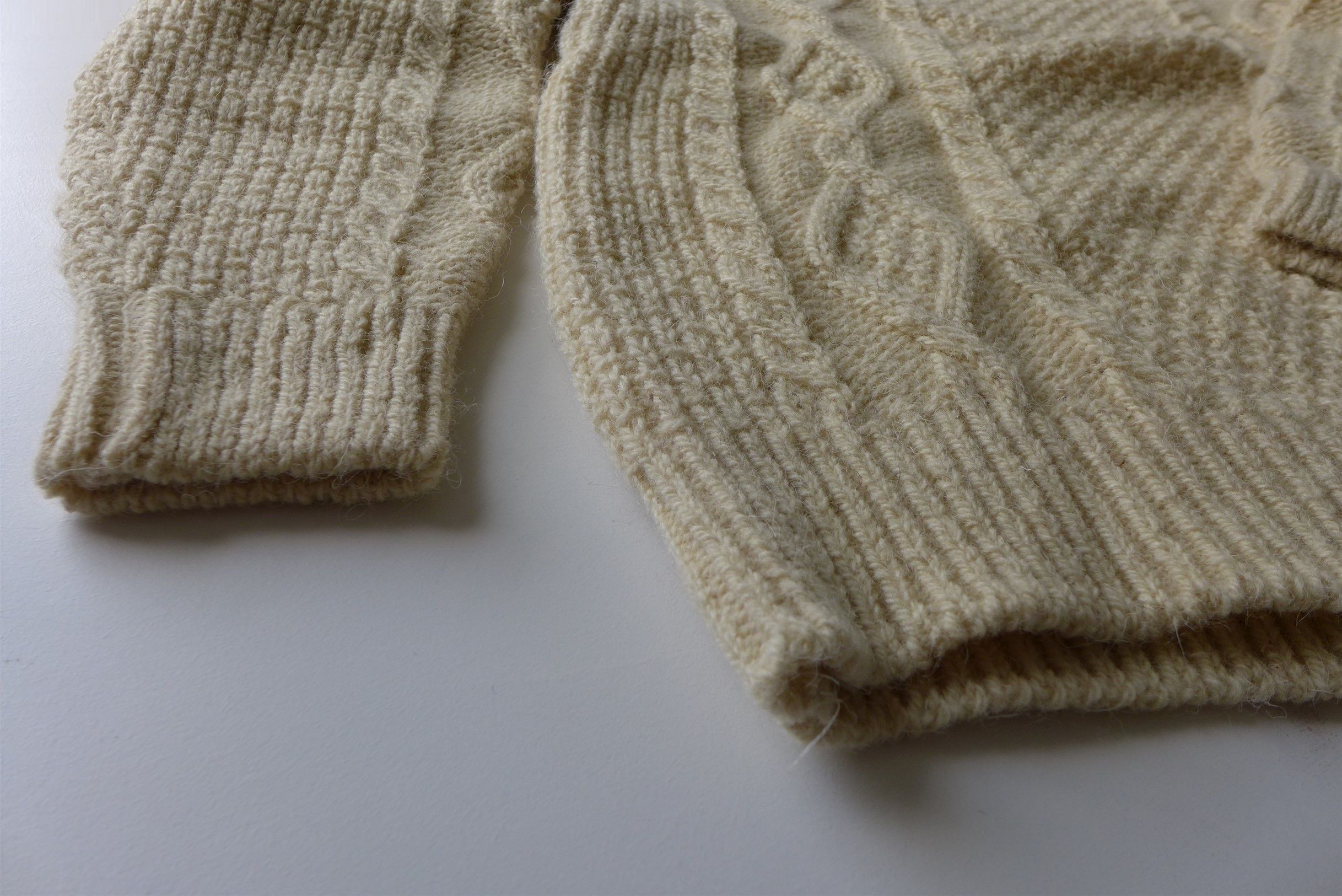Visvim Visvim Bollard Cable Knit Sweater - Ecru Wool Size US L / EU 52-54 / 3 - 13 Thumbnail