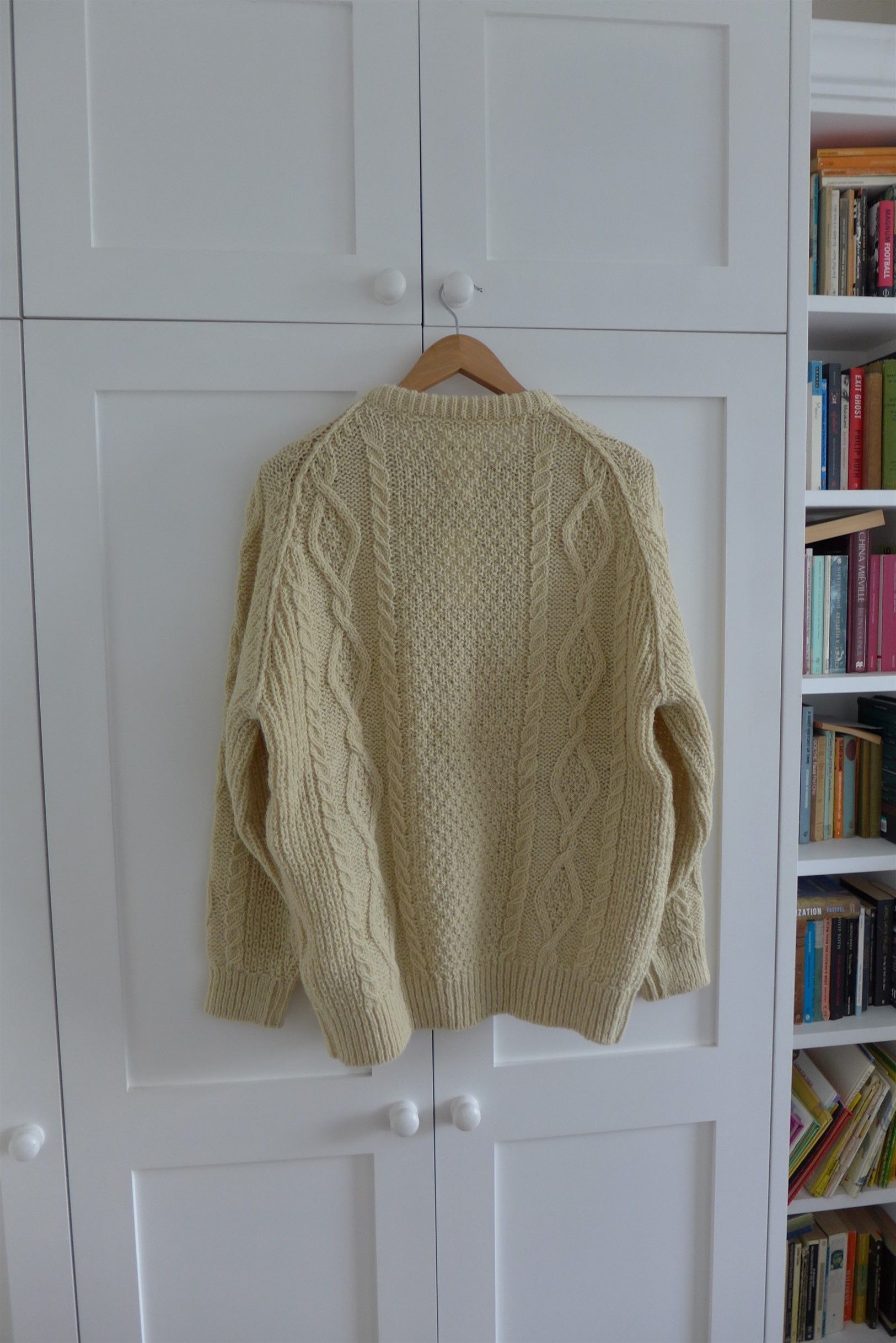 Visvim Visvim Bollard Cable Knit Sweater - Ecru Wool Size US L / EU 52-54 / 3 - 7 Thumbnail