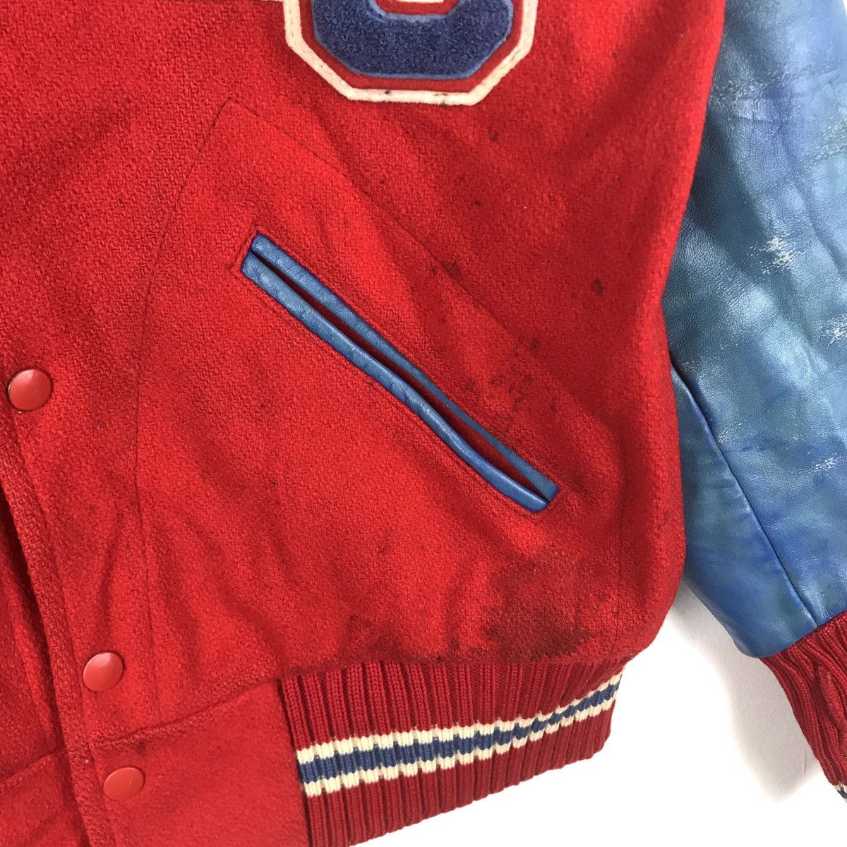 NFL Vintage USC Trojans Cardinal SC nterlock Letterman Varsity Size US M / EU 48-50 / 2 - 6 Thumbnail