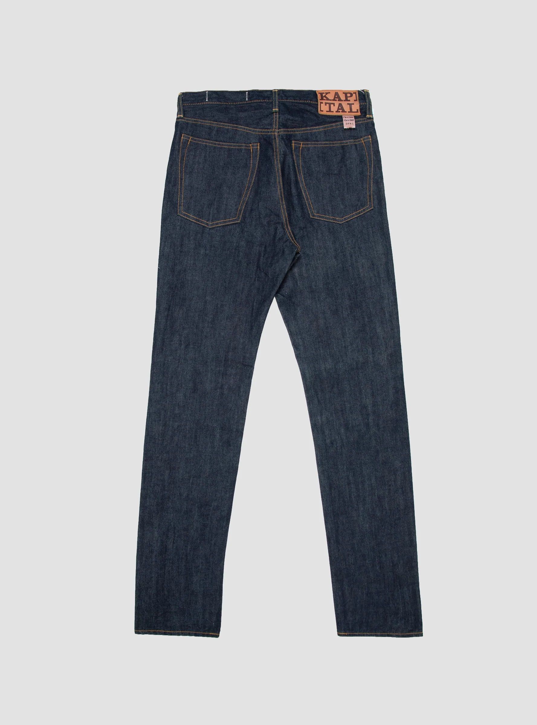 Kapital 30" Waist - Kapital 5P Stone Jeans - Indigo 14oz Denim Size US 34 / EU 50 - 2 Thumbnail