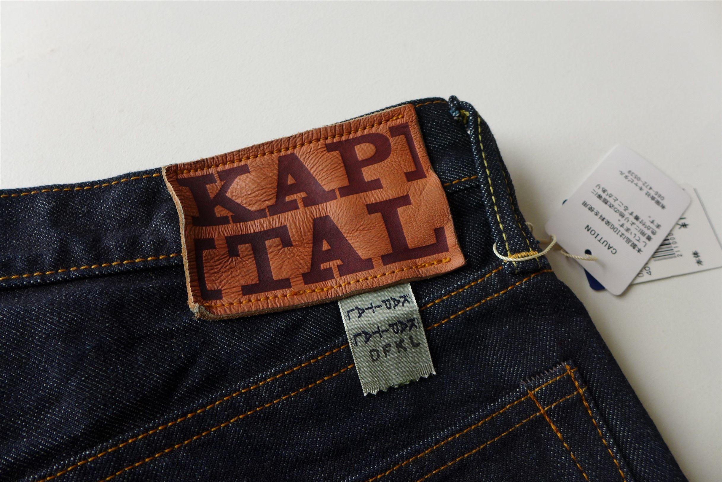 Kapital 30" Waist - Kapital 5P Stone Jeans - Indigo 14oz Denim Size US 34 / EU 50 - 11 Thumbnail