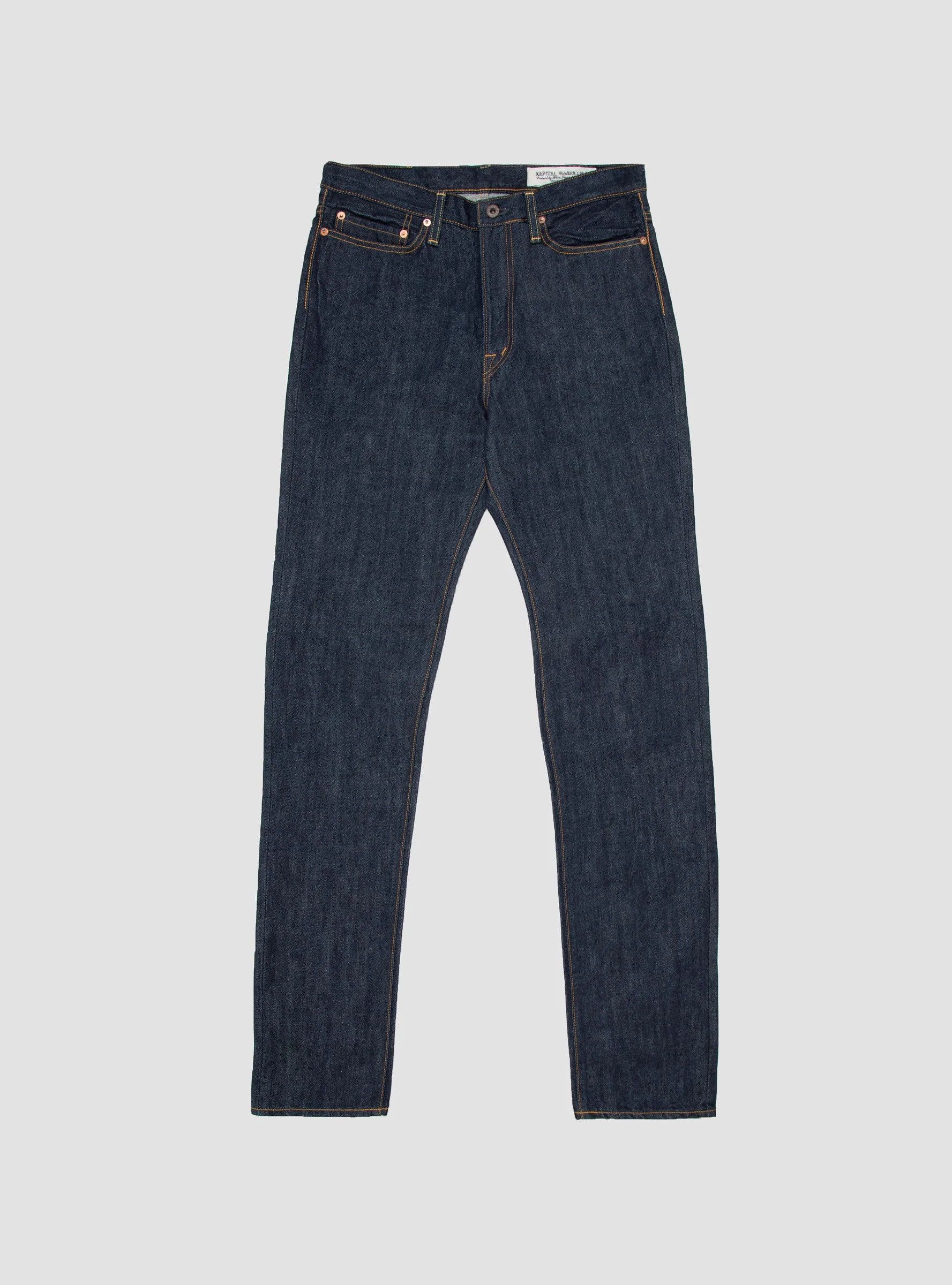 Kapital 29" Waist - Kapital 5P Stone Jeans - Indigo 14oz Denim Size US 32 / EU 48 - 1 Thumbnail