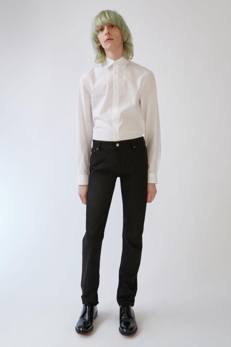 image of Acne Studios Blå Konst North Skinny Jeans - Stay Black, Men's (Size 31)