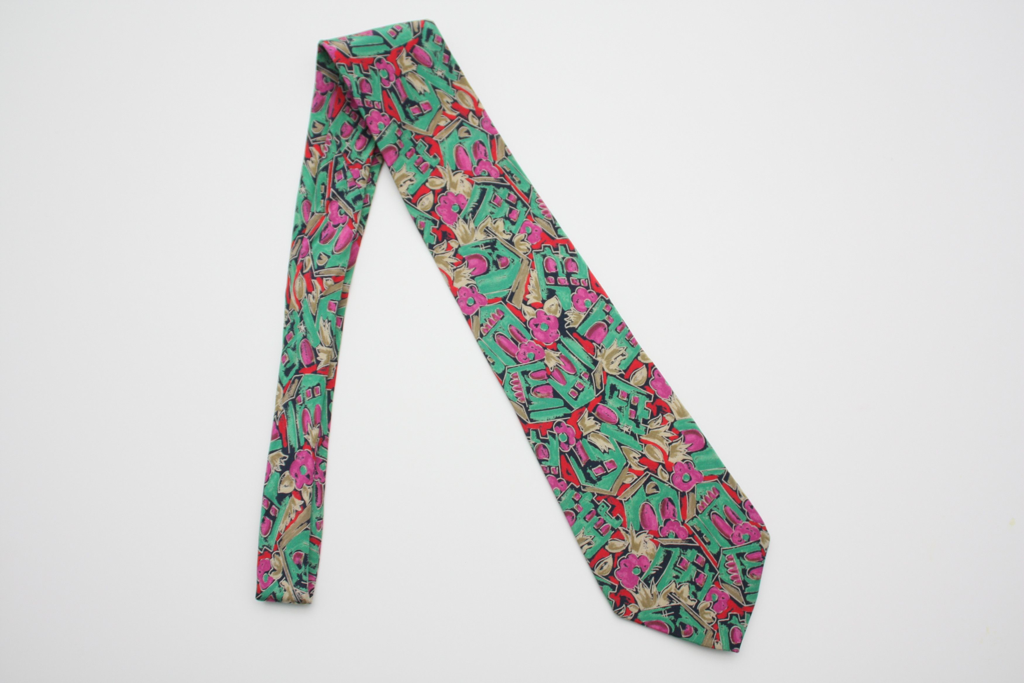 Missoni Missoni Abstract Multicolor Silk Tie Size ONE SIZE - 4 Thumbnail
