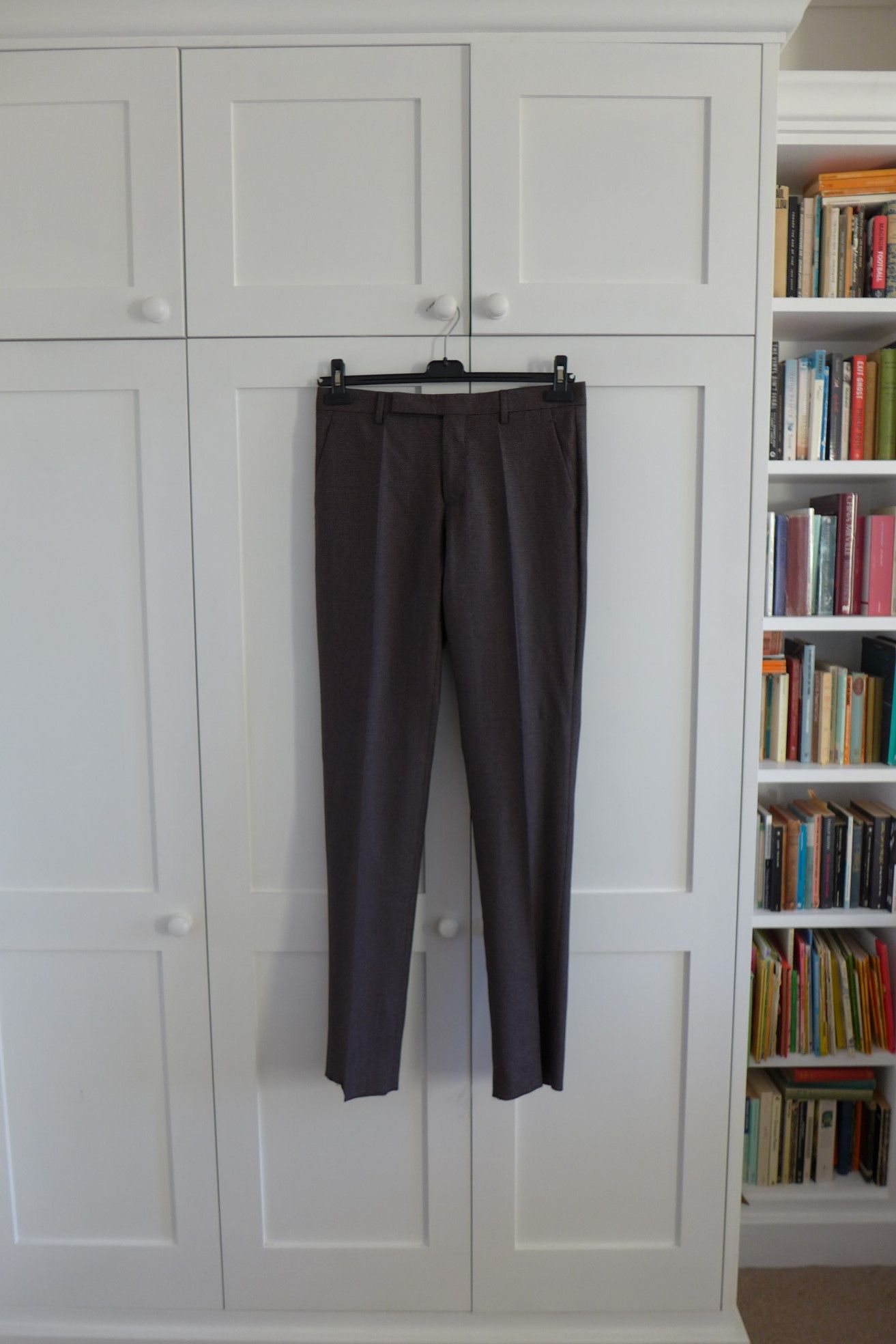 Maison Margiela Margiela FW16 Trousers - Dark Brown Micro Check Virgin Wool Size US 32 / EU 48 - 2 Thumbnail
