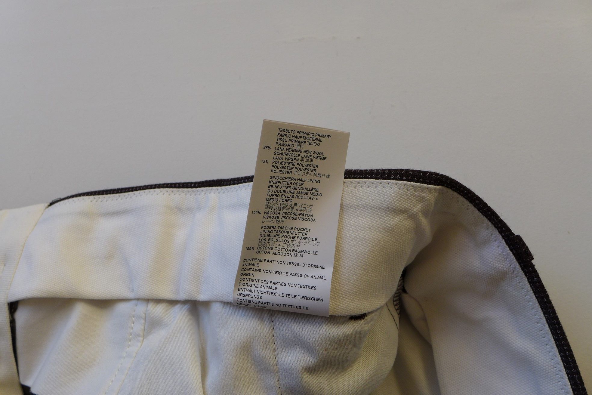 Maison Margiela Margiela FW16 Trousers - Dark Brown Micro Check Virgin Wool Size US 32 / EU 48 - 12 Thumbnail