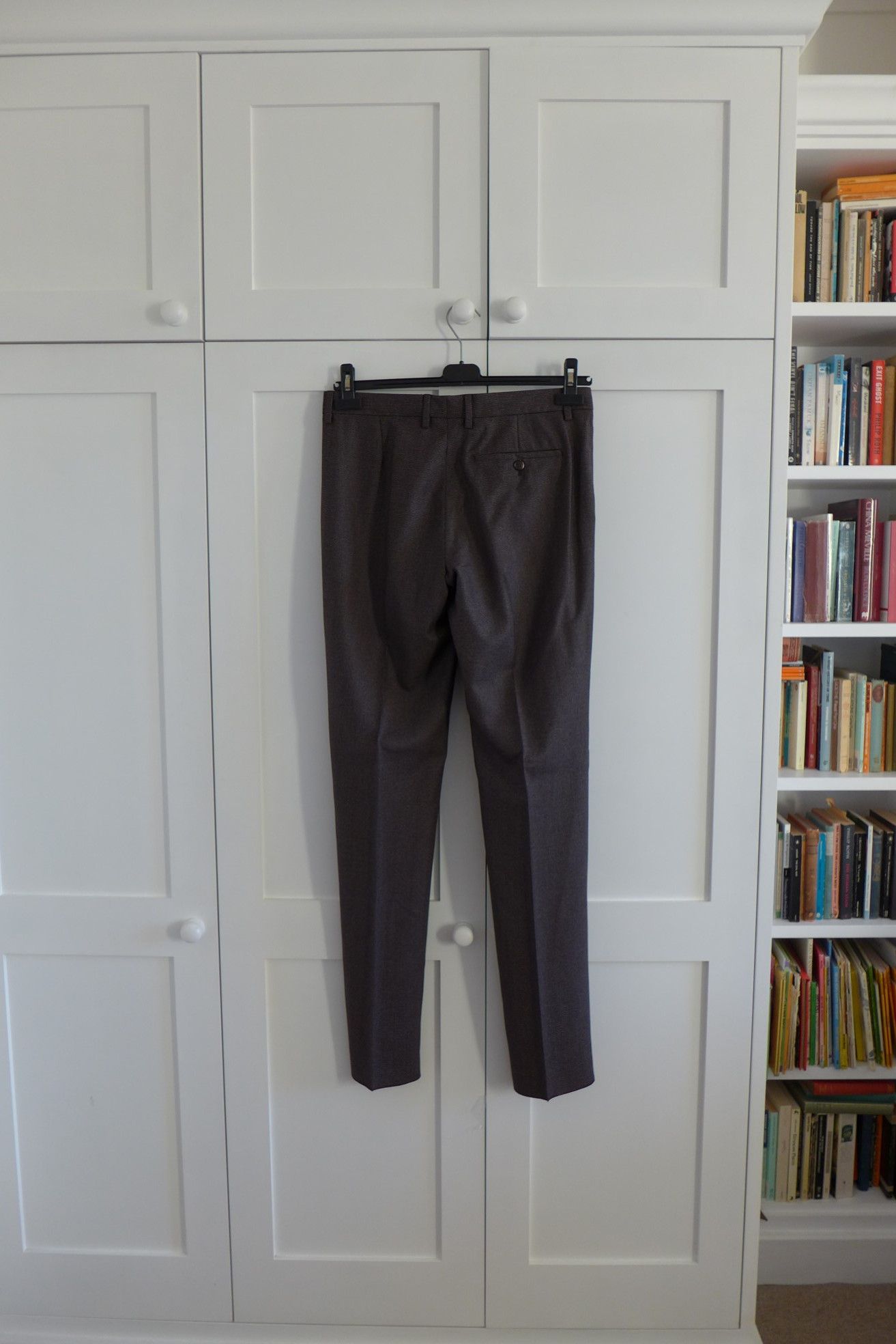 Maison Margiela Margiela FW16 Trousers - Dark Brown Micro Check Virgin Wool Size US 32 / EU 48 - 3 Thumbnail