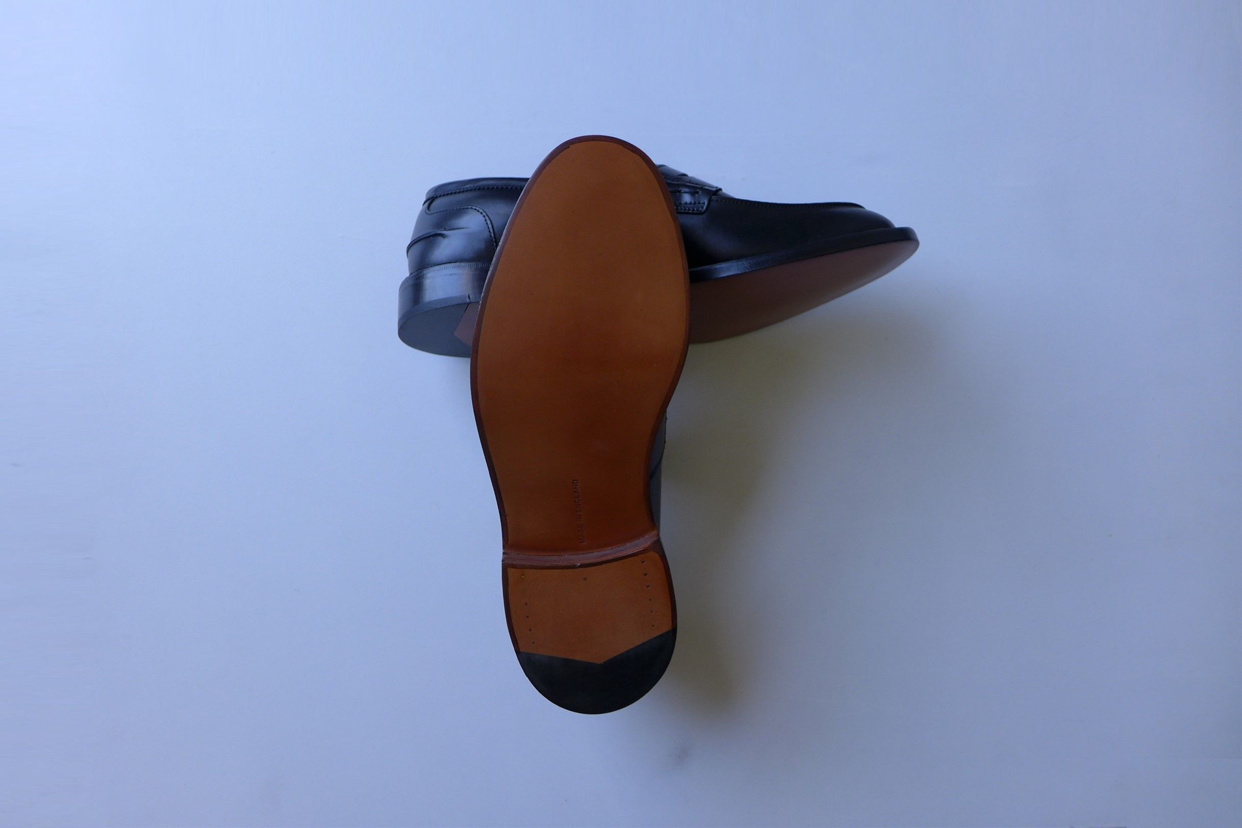 Tricker's Tricker's James Penny Loafer Shoe -- Black Calf Leather Size US 9 / EU 42 - 11 Thumbnail
