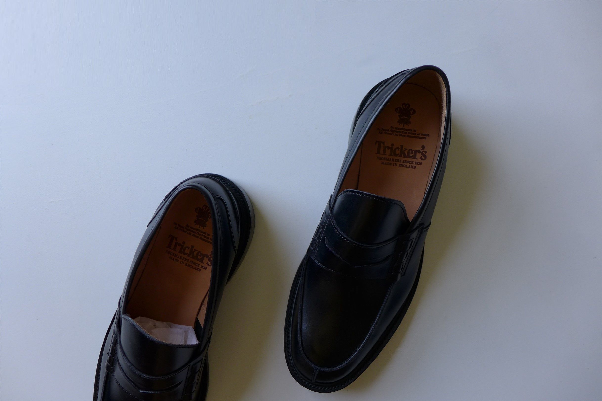 Tricker's Tricker's James Penny Loafer Shoe -- Black Calf Leather Size US 9 / EU 42 - 7 Thumbnail
