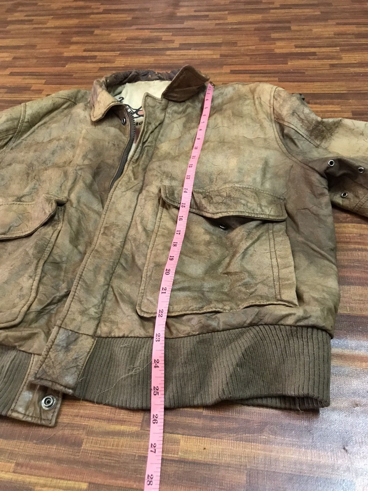 Vintage U2 air flight leather jacket Size US L / EU 52-54 / 3 - 10 Thumbnail