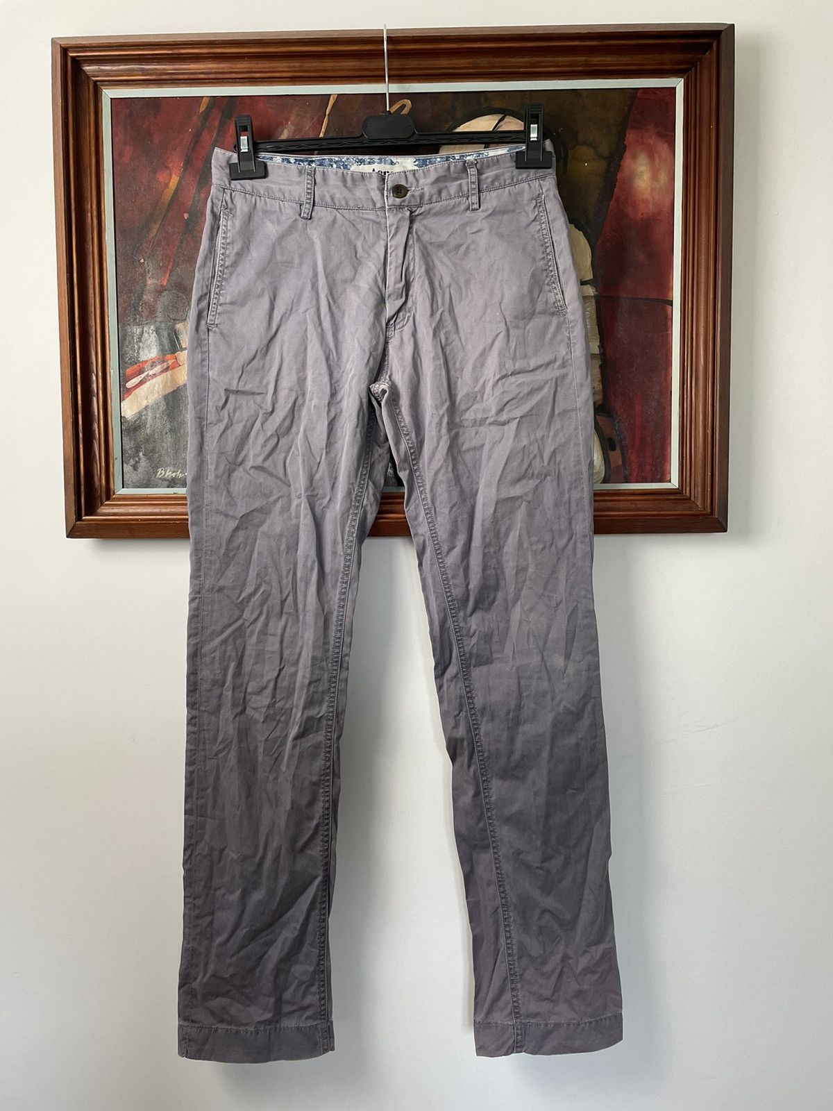 Acne Studios Chino Pant Grey Purple Casual Streetwear Rare