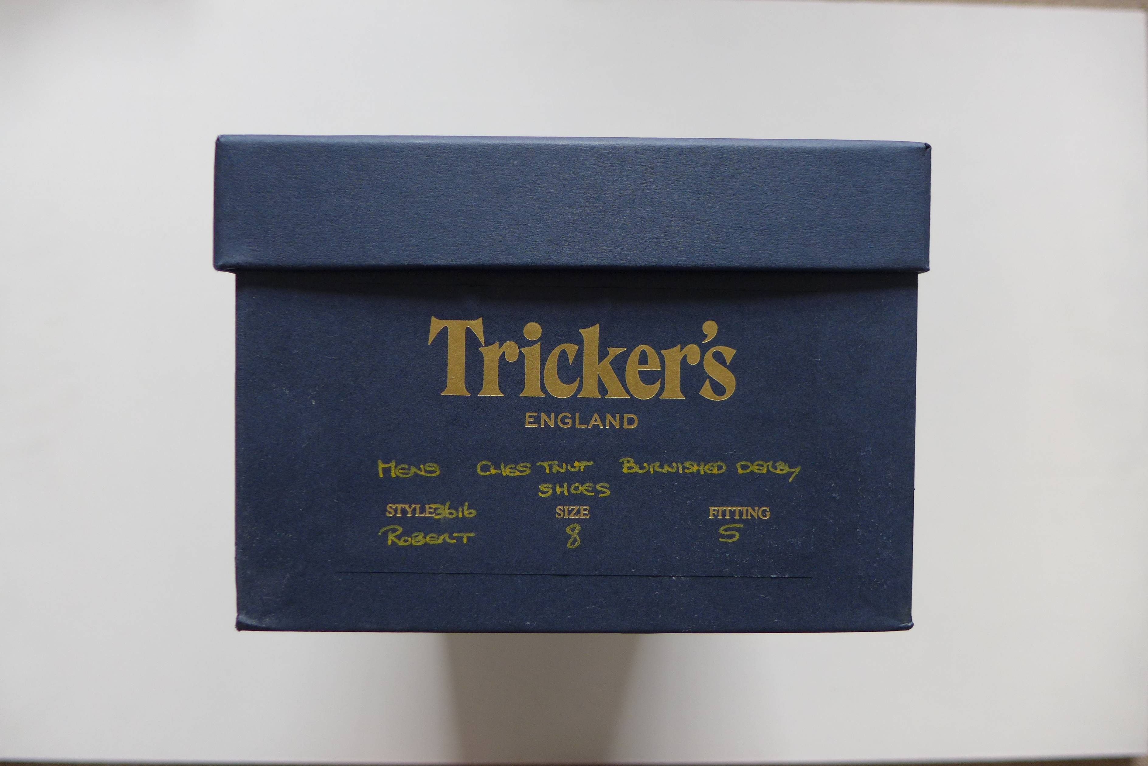 Tricker's Trickers Robert Derby Shoes - Chestnut Burnished Leather Size US 9 / EU 42 - 18 Thumbnail