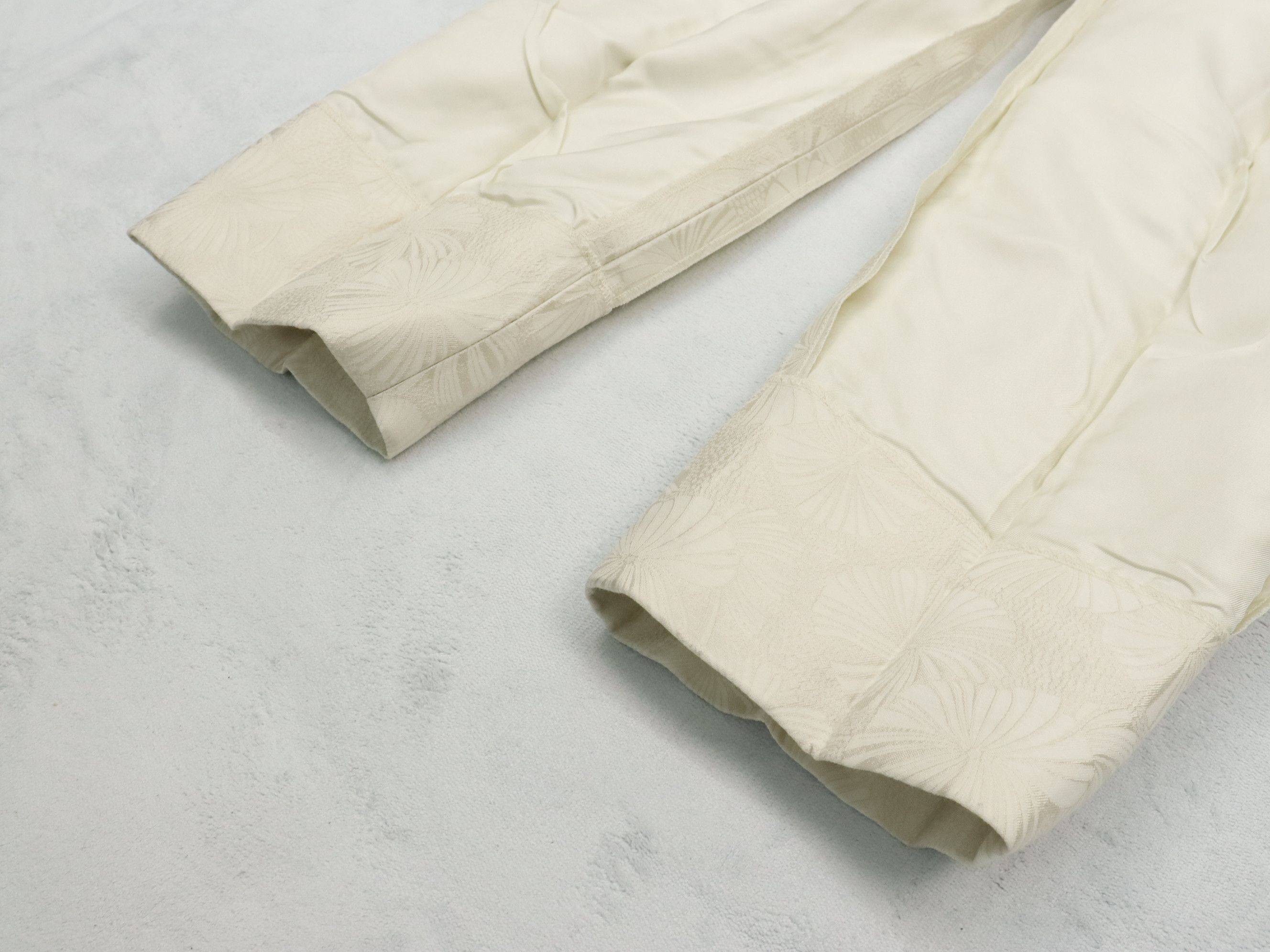 Saint Laurent Paris SS21 Parasol Jacquard Wool & Silk Slim Men's Pants Size US 31 - 10 Thumbnail