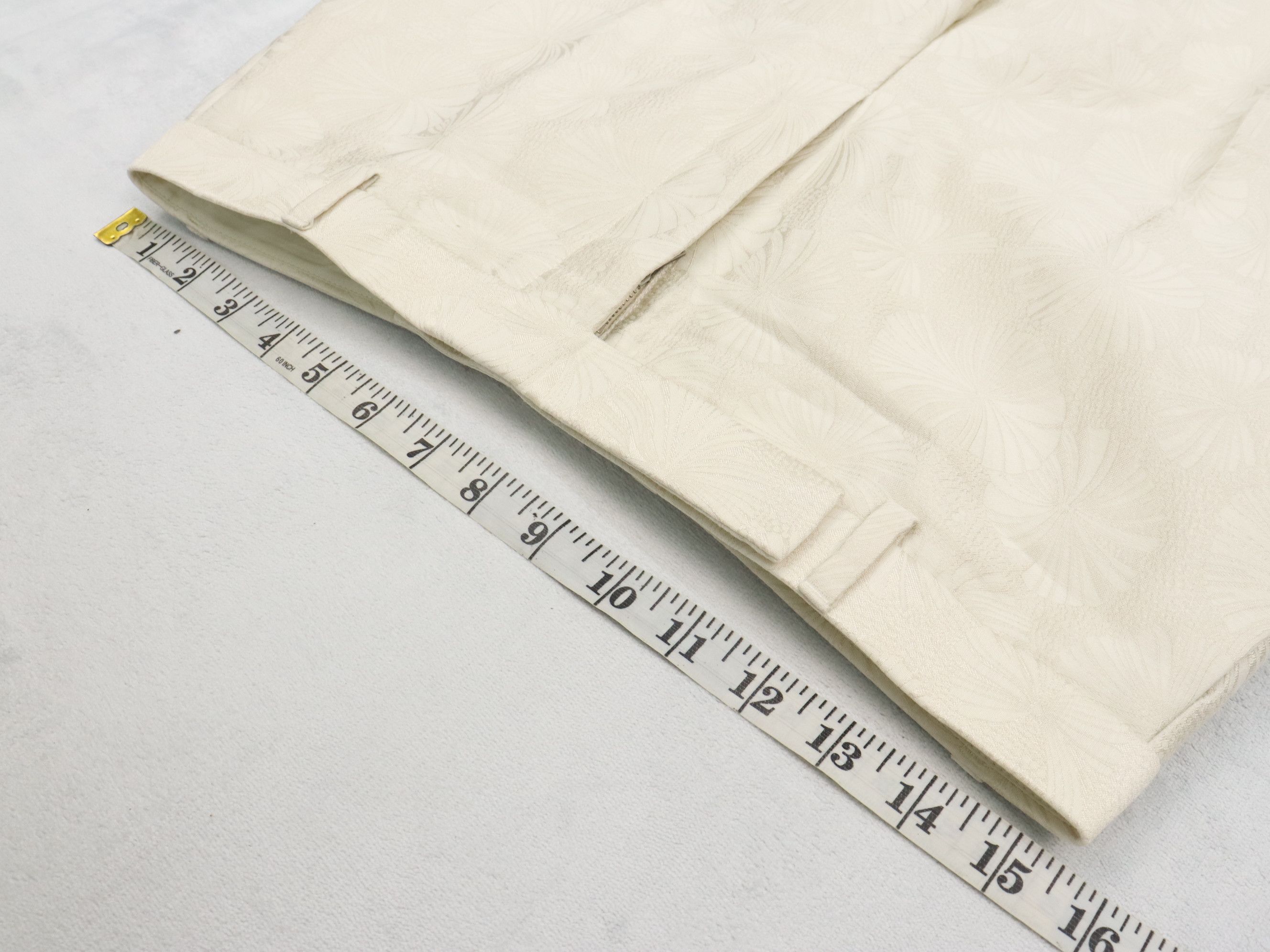Saint Laurent Paris SS21 Parasol Jacquard Wool & Silk Slim Men's Pants Size US 31 - 18 Thumbnail