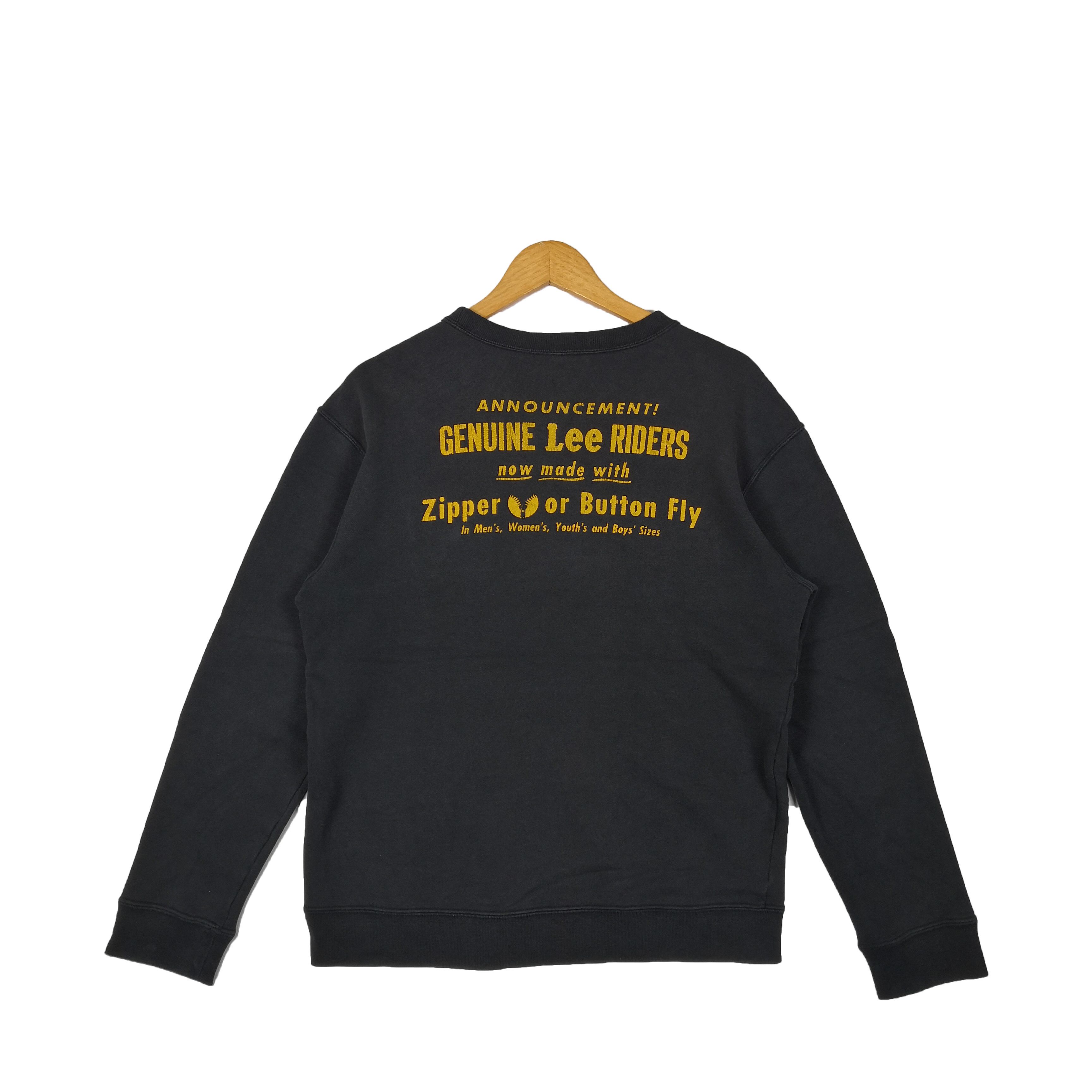 Lee × Vintage Vintage LEE Sweatshirt Jumper Union Made Crewneck Sweater Size US L / EU 52-54 / 3 - 2 Thumbnail