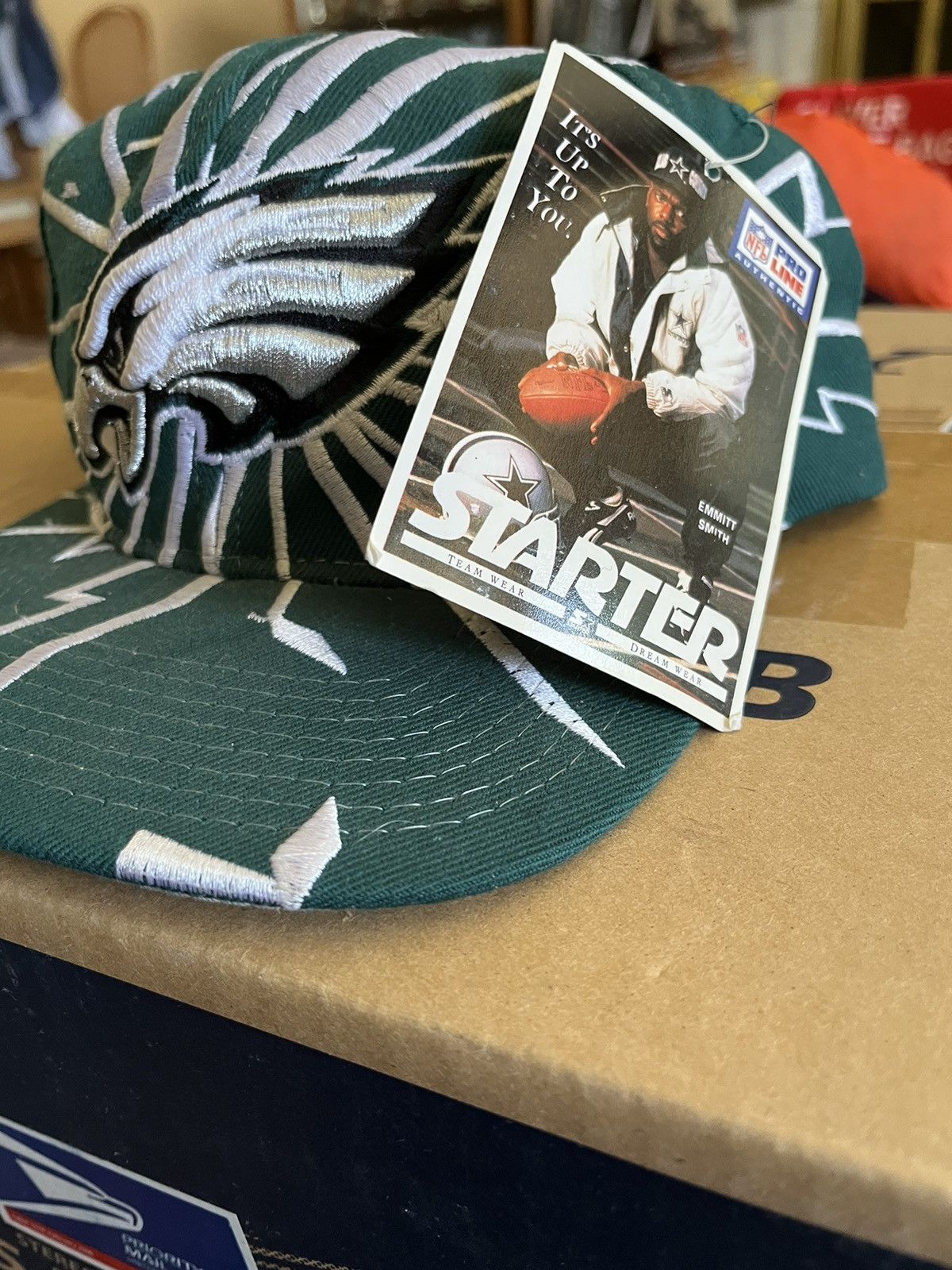 Apex One × Pro Line Philadelphia Eagles NFL Vintage Snapback Shatter Hat Size ONE SIZE - 2 Thumbnail