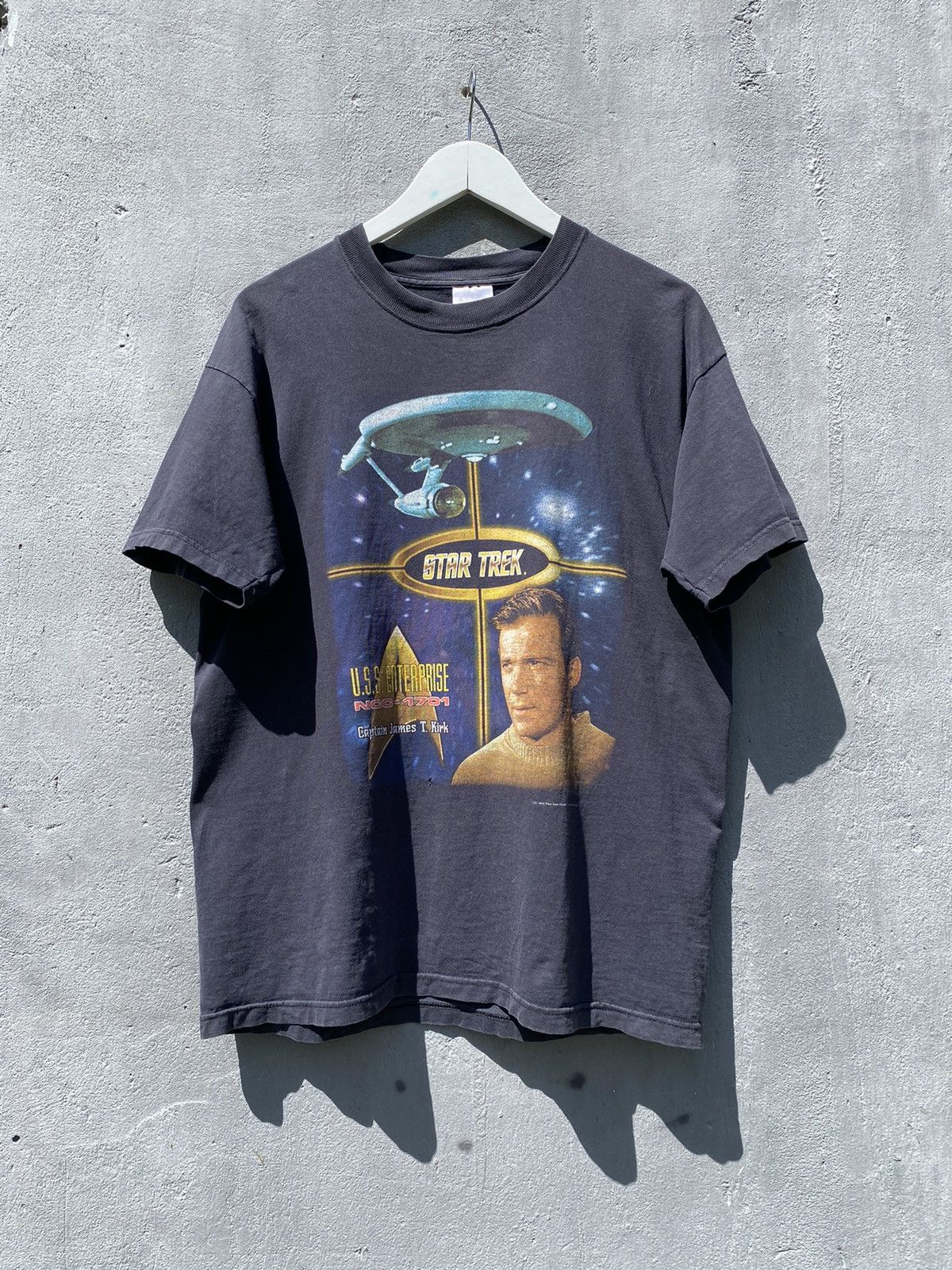 Band Tees × Vintage Vintage 2000s STAR TREK JOHN KIRK FADED TEE Size US L / EU 52-54 / 3 - 1 Thumbnail